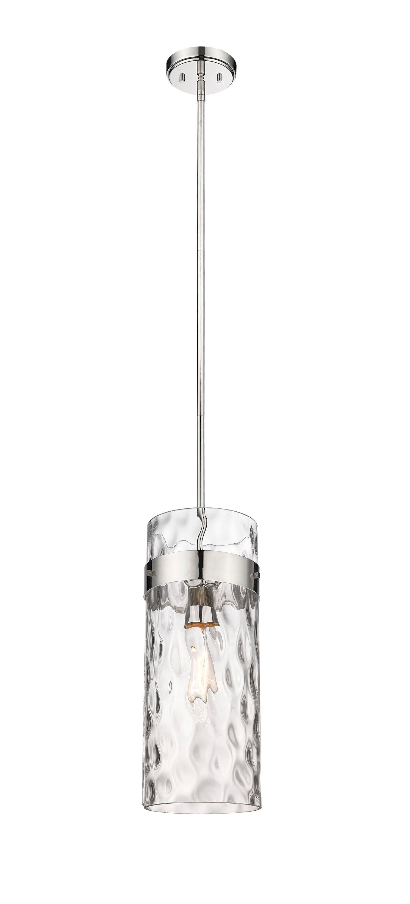 Z-Lite Fontaine 1 - Light Pendant in  Polished Nickel