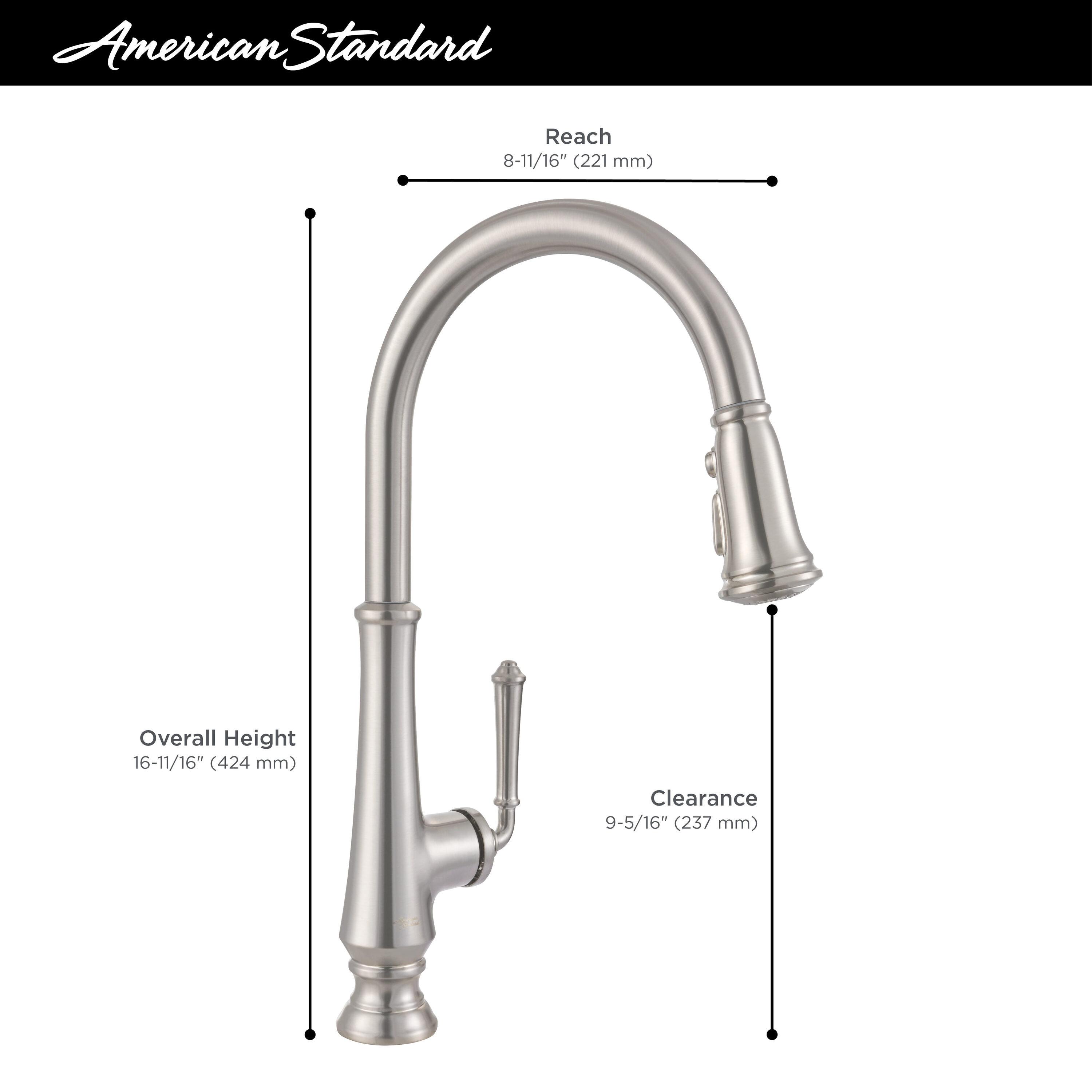 Delancey Pull Down Single Handle Kitchen Faucet With Accessories