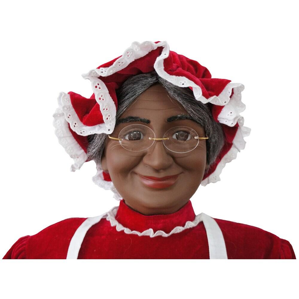 Fraser Hill Farm 58-in. Dancing African American Mrs. Claus Animatronic