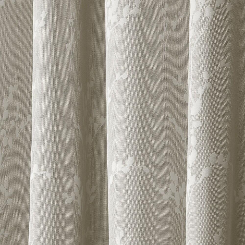Nicole Miller Nicole Miller Turion Floral Room Darkening Blackout Grommet Top Curtain Panel Pair (Set of 2)