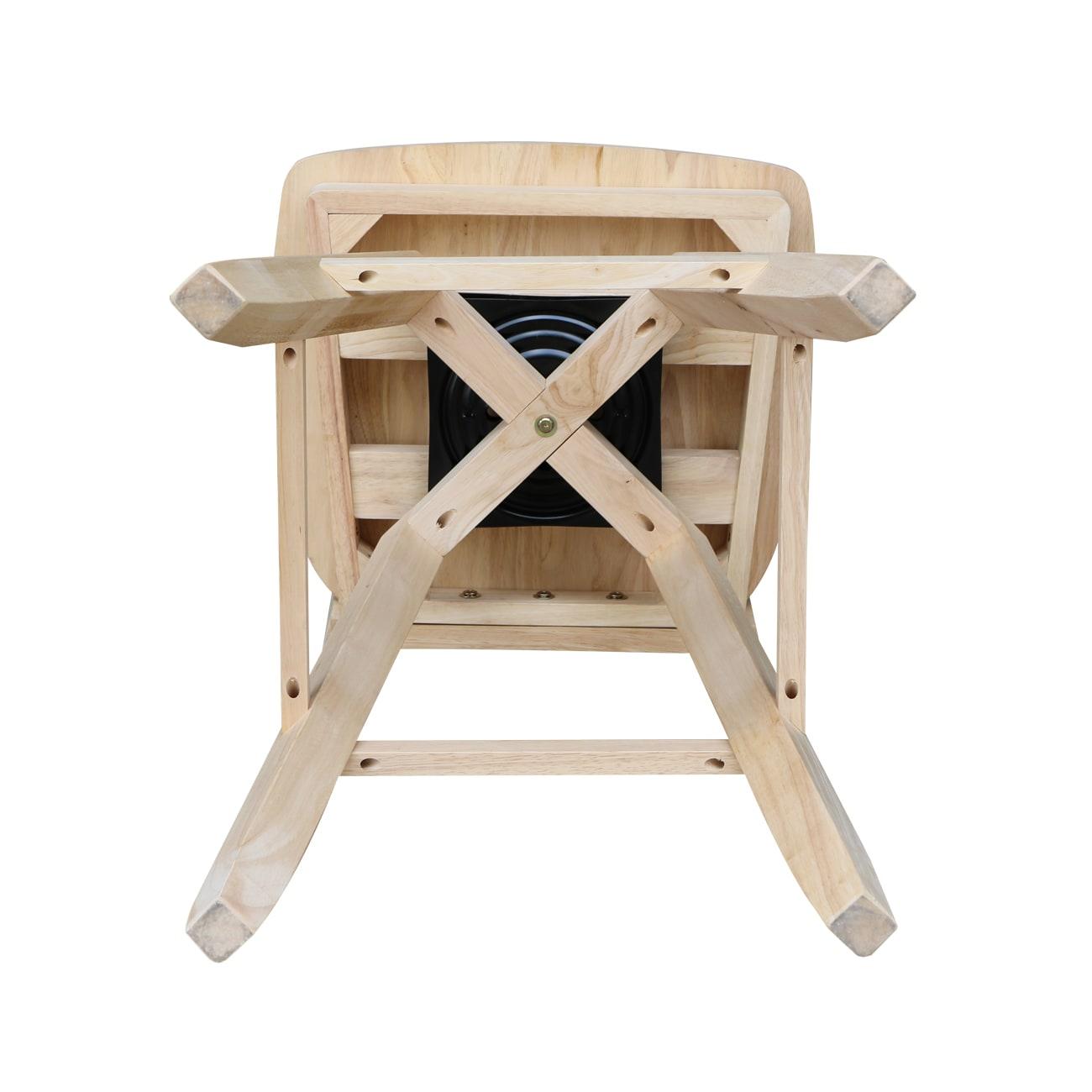 International Concepts Mission Bar Stool, 30", Ready to Finish