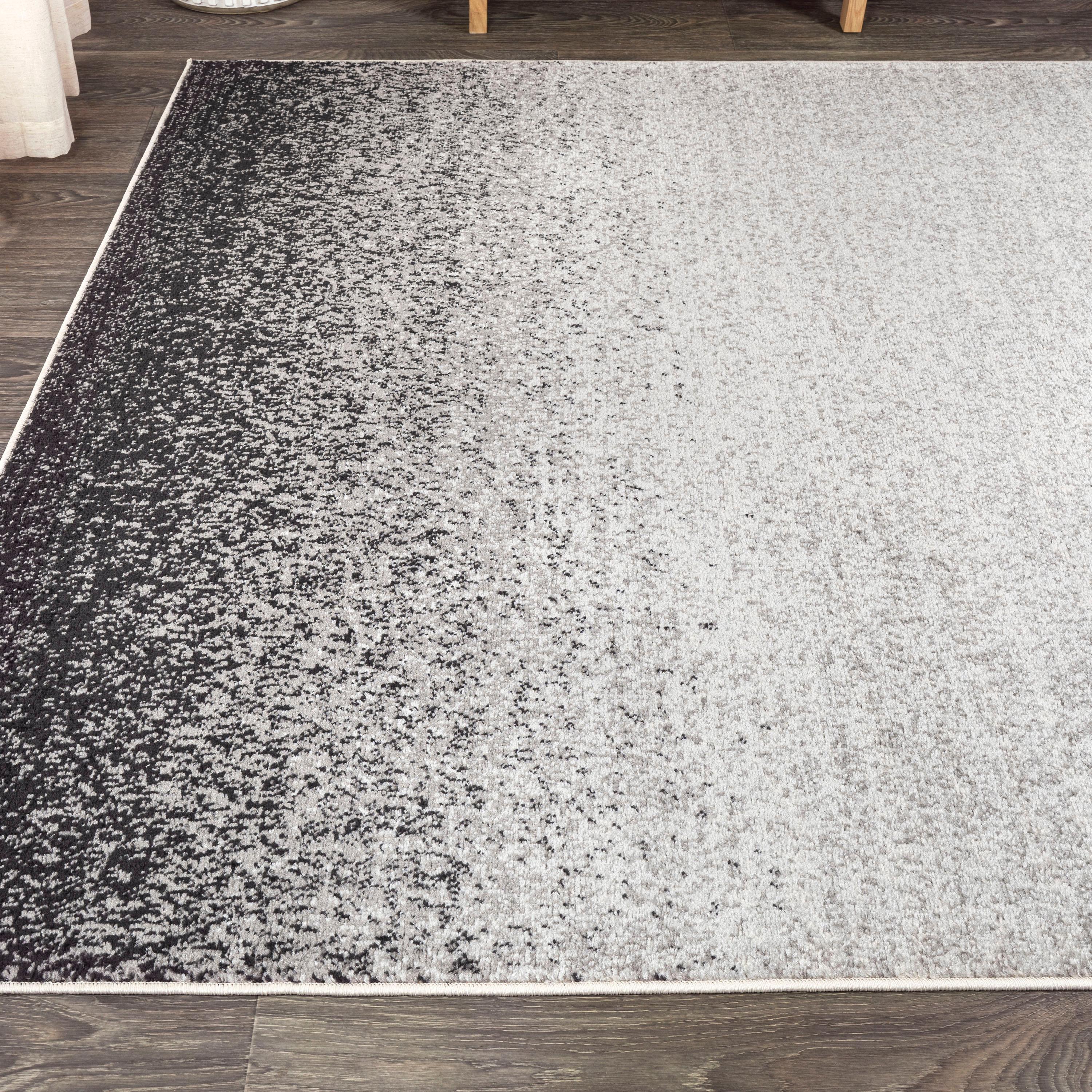 4'x6' Shore Modern Gradient Area Rug, Gray/Cream - JONATHAN Y