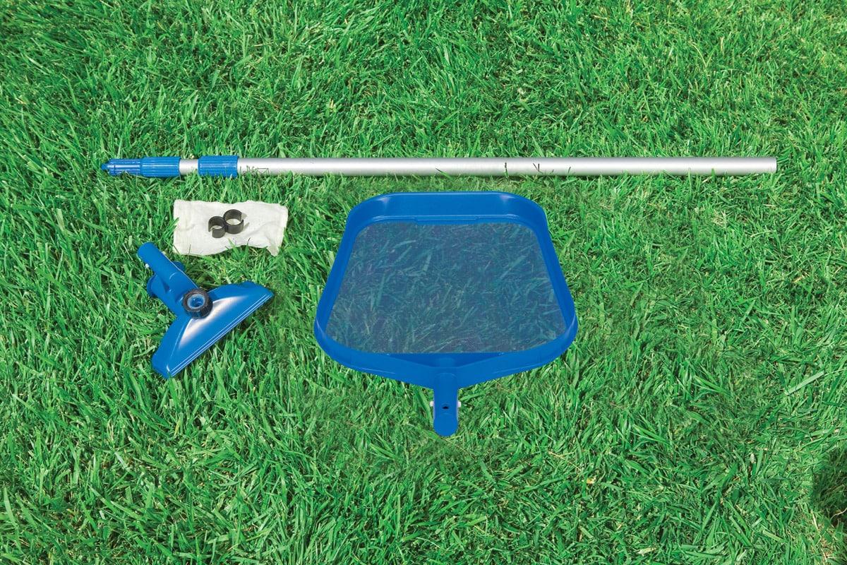 Intex Cleaning Maintenance Swimming Pool Kit with Vacuum, Pole, and Filters