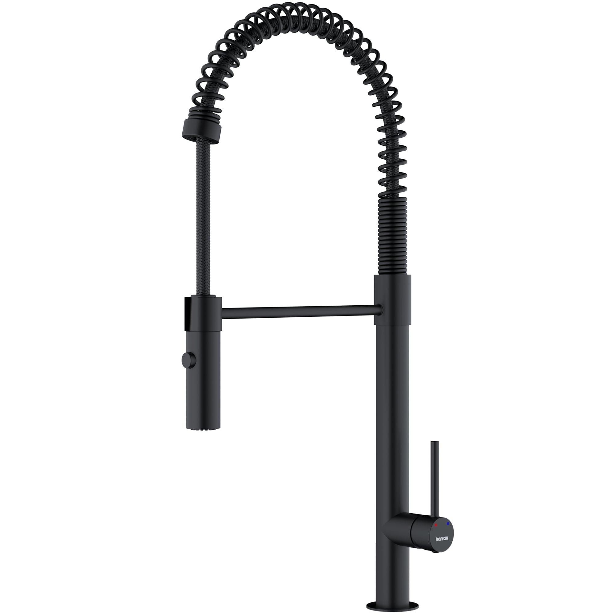 Karran Bluffton Single Handle Pull Down Sprayer Kitchen Faucet