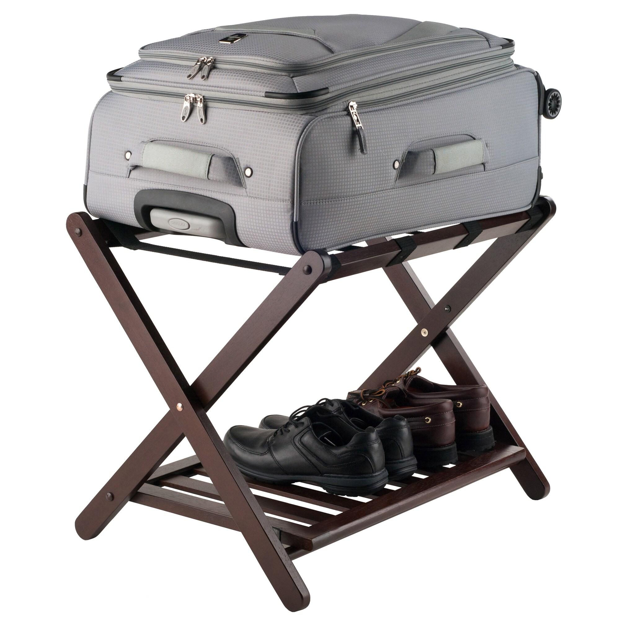 Folding Wood Luggage Rack