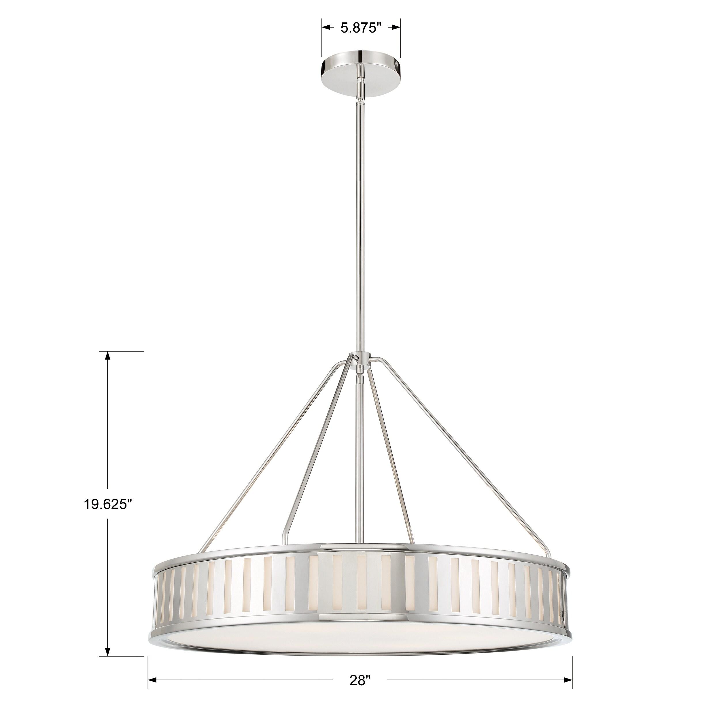 Crystorama Lighting - Kendal - 6 Light Pendant In Modern and Contemporary