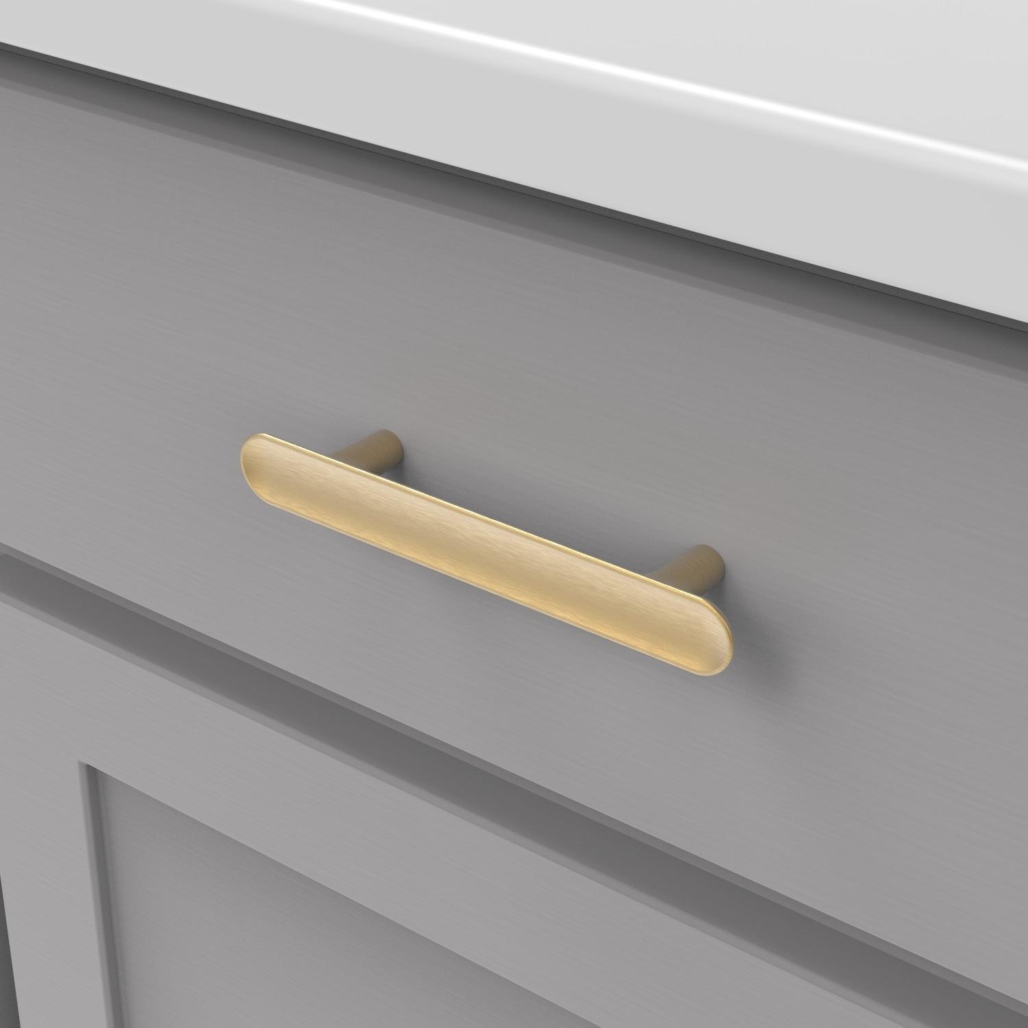 Maven Kitchen Cabinet Handles, Solid Core Drawer Pulls for Cabinet Doors, 3-3/4" (96mm)