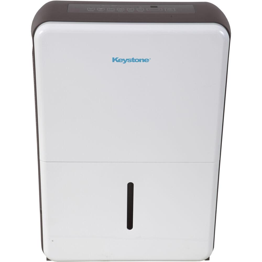 Keystone Energy Star Portable Dehumidifier in White for Rooms up to 1500 Sq. Ft.