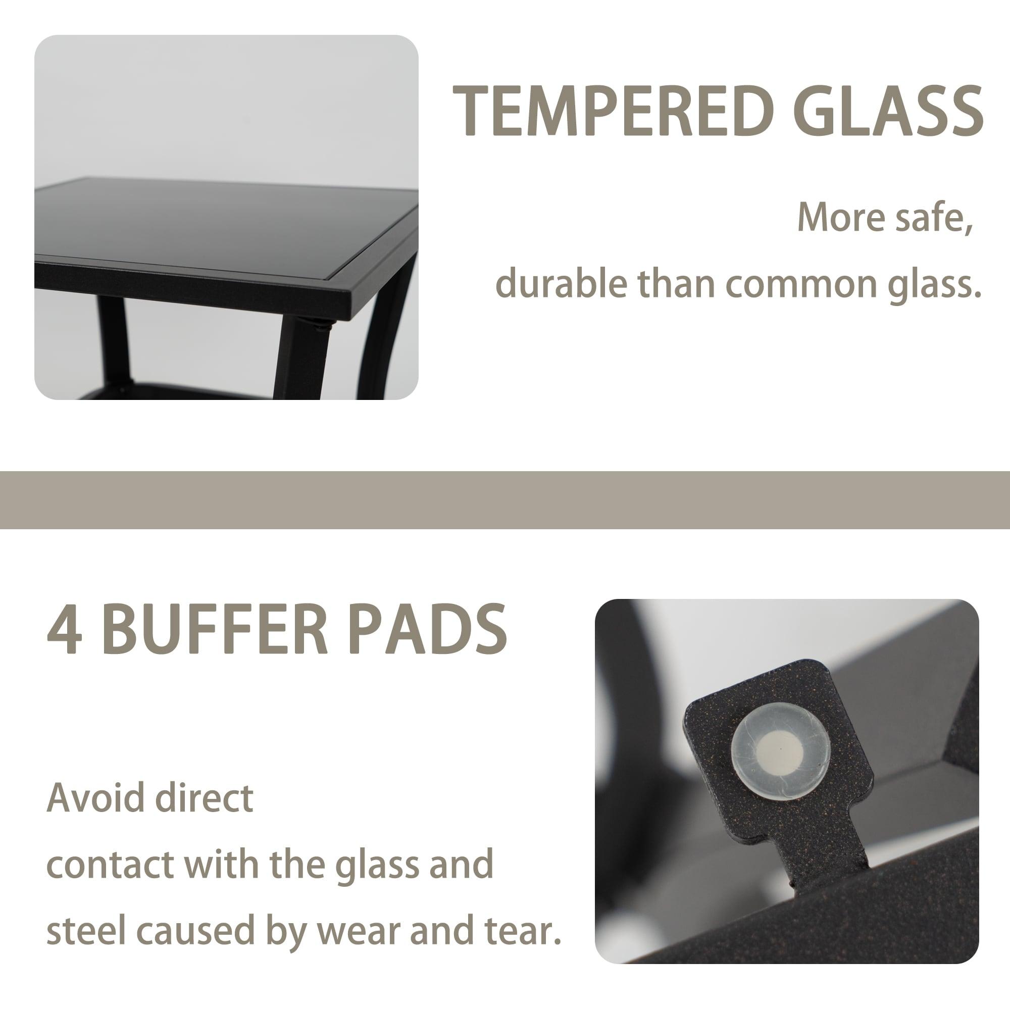 Mercury Row® Preciado 3 Piece Outdoor Patio Set With Cushions-Rocking Chair for Balcony, Lawn and Porch