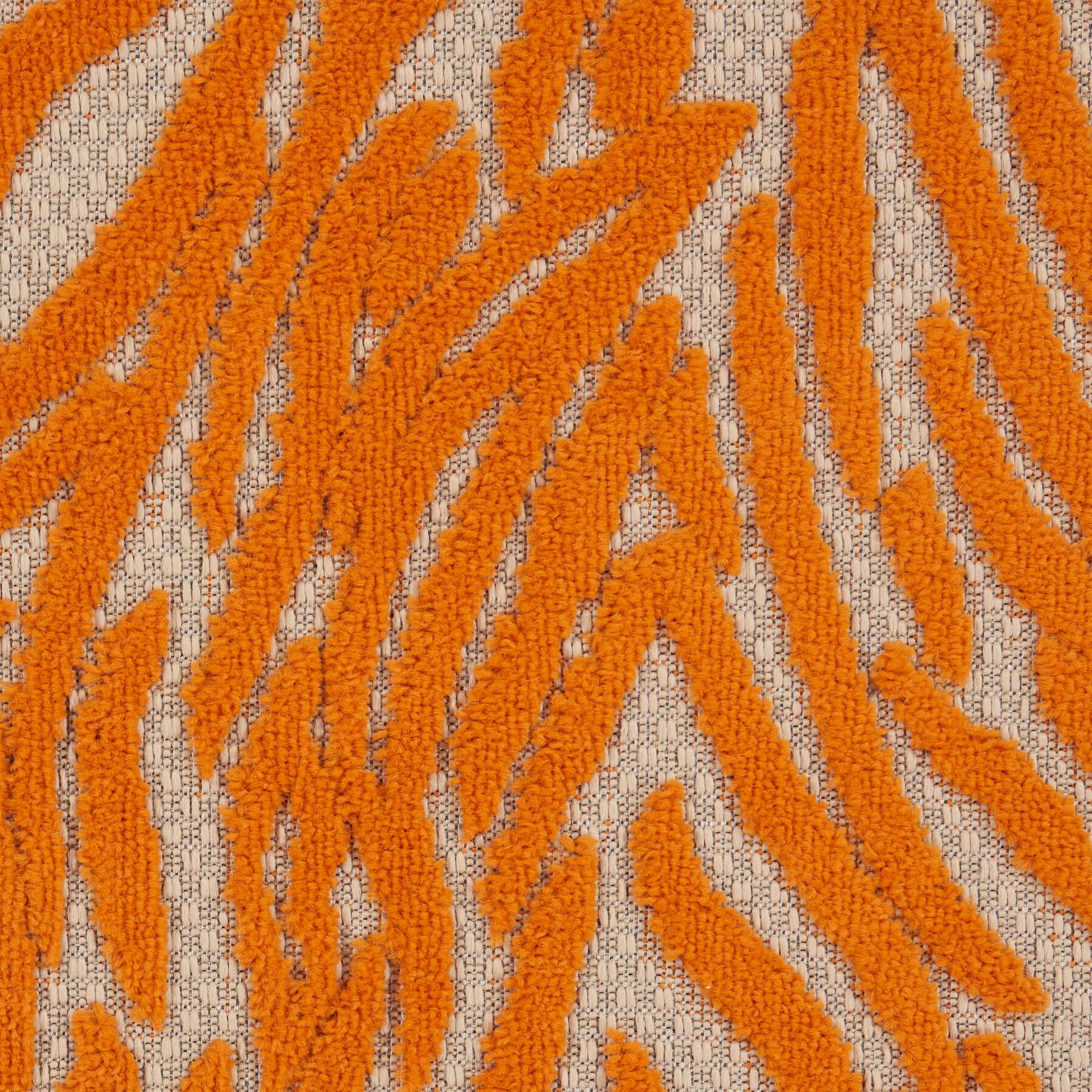 Nourison Aloha Vibrant Zebra Indoor/Outdoor Area Rug Orange 2'8" x 4'