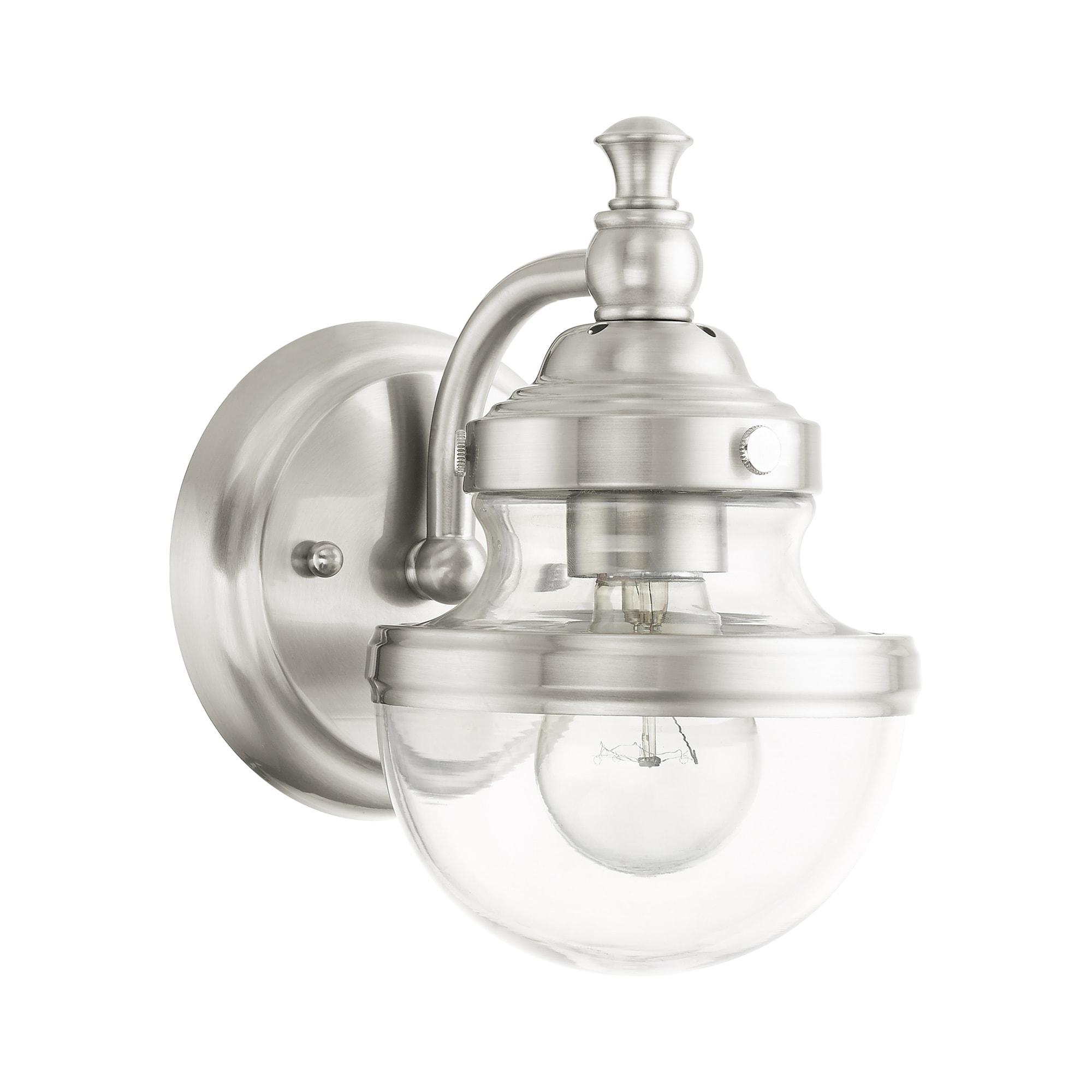 Livex Lighting Oldwick 1 - Light Vanity in  Brushed Nickel