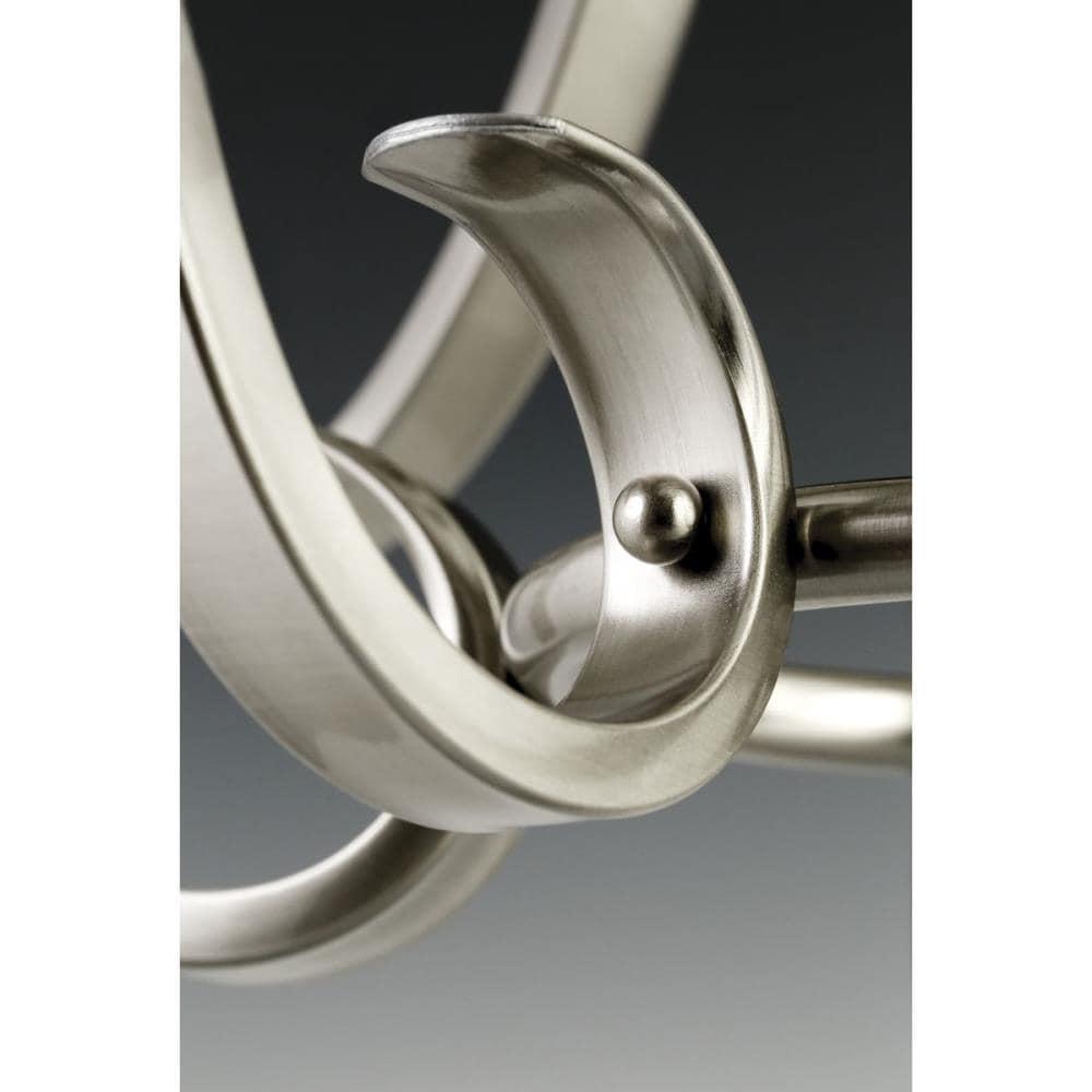Fleur De Lis Living Lilly 3 - Light Brushed Nickel Single Pendant