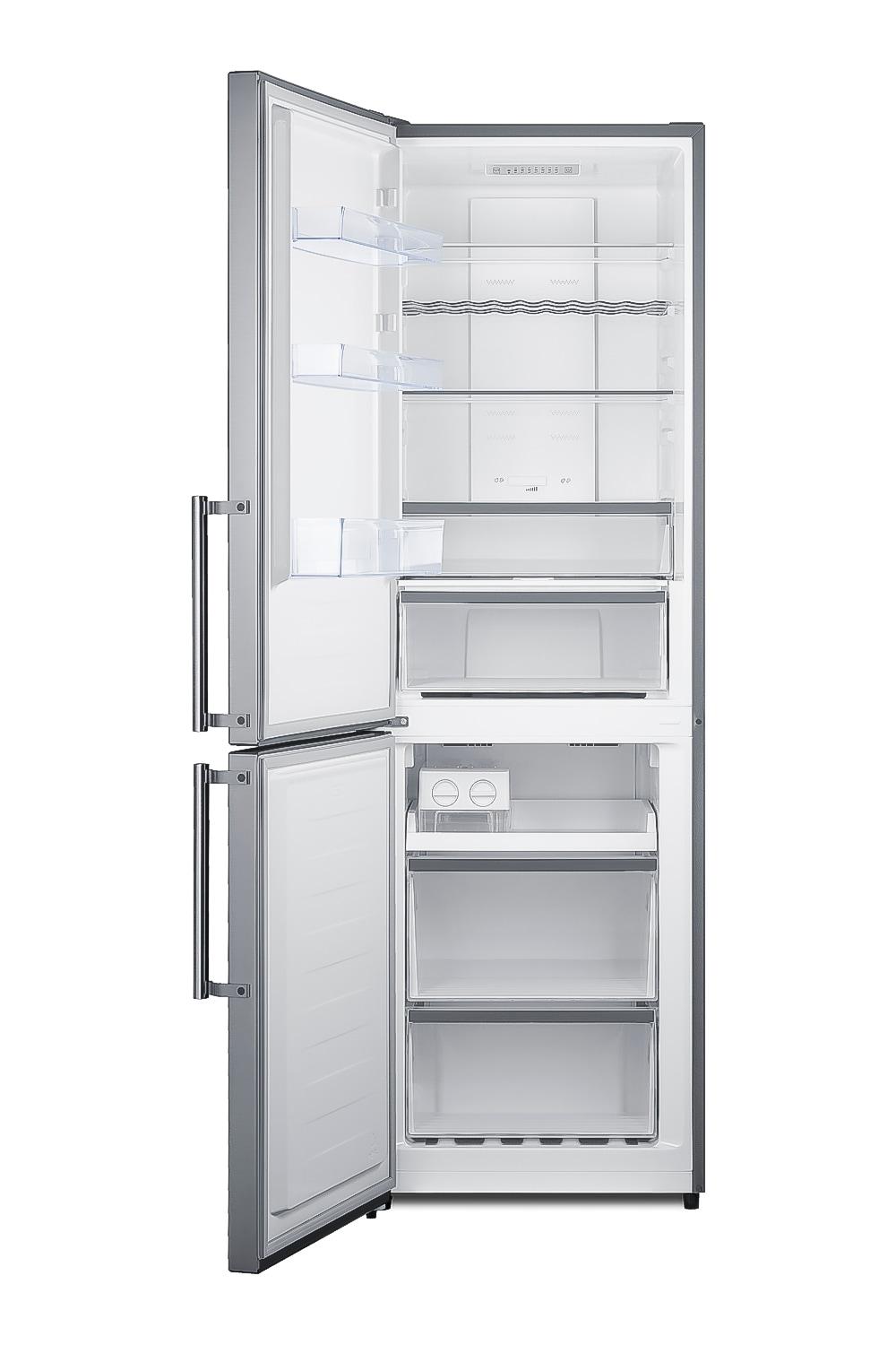 SUMMIT 24" Wide Bottom Freezer Refrigerator