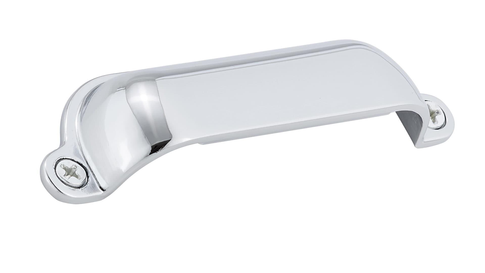 Montrose Collection 3-9/16 in. (90 mm) Classic Chrome Cabinet Cup Pull