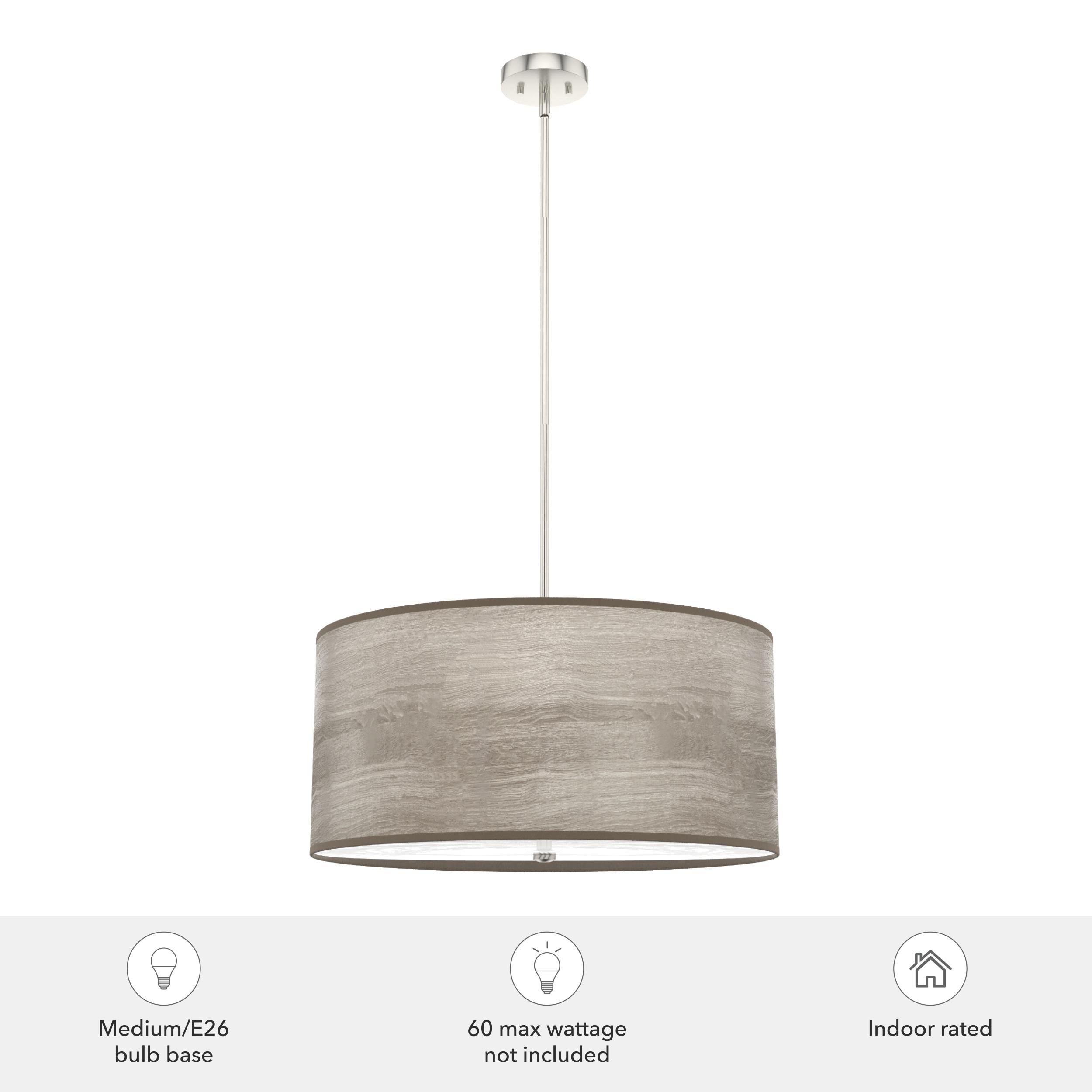 Solhaven 4 - Light Shaded Drum Pendant