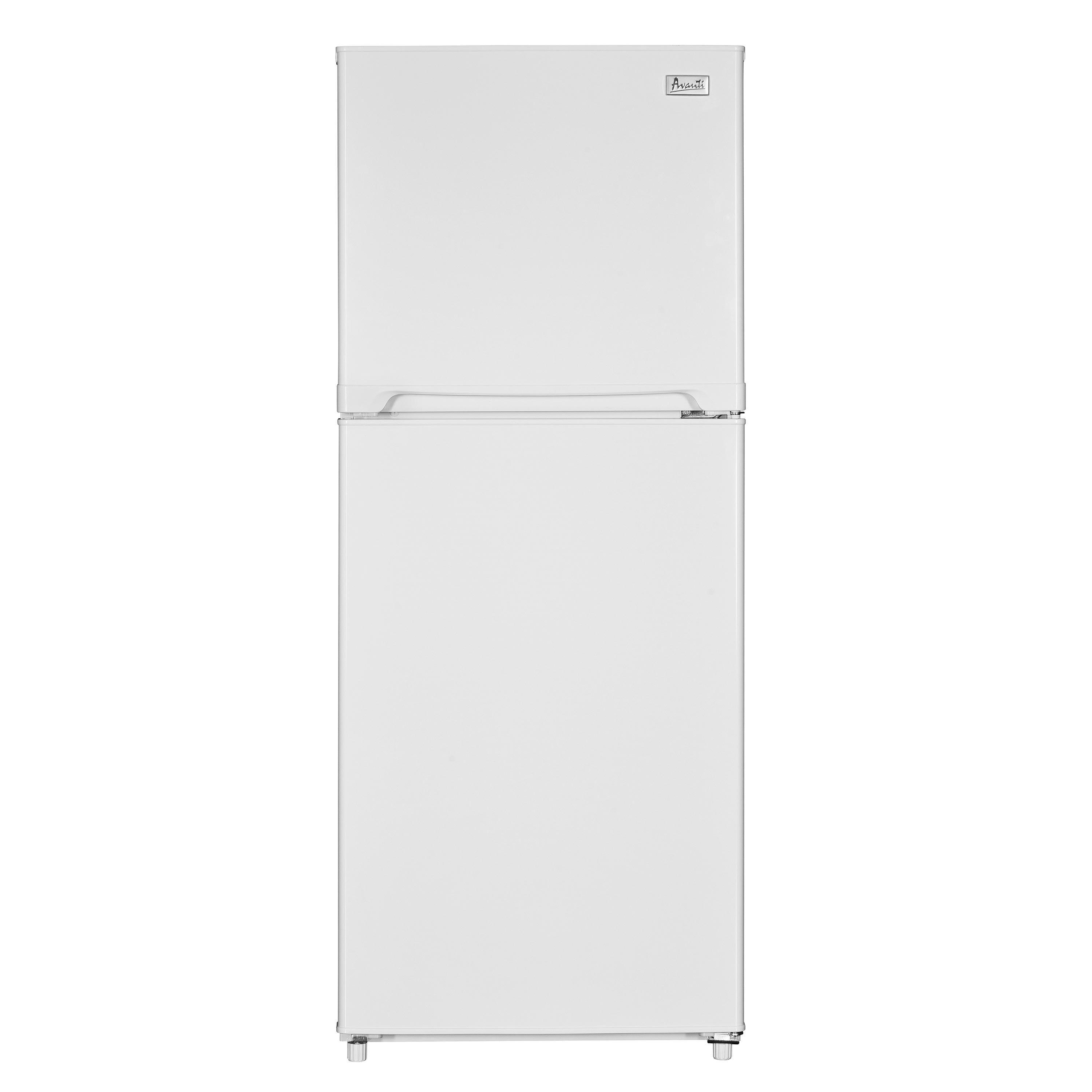 Compact White Energy Star Bottom Freezer Refrigerator