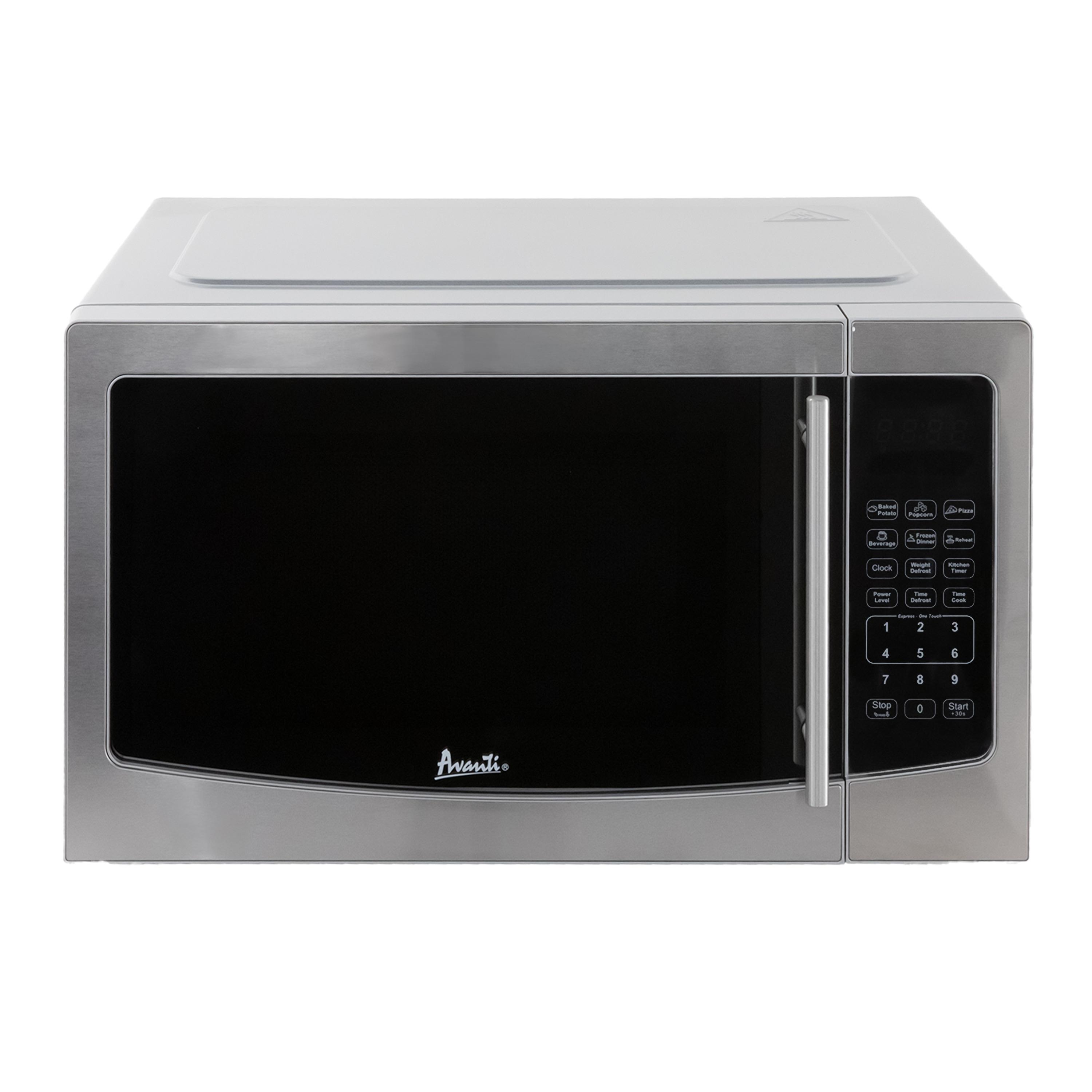 Avanti 1.1 cu. ft. Stainless Steel Microwave Oven, 1,000 W, Mirror-Finish