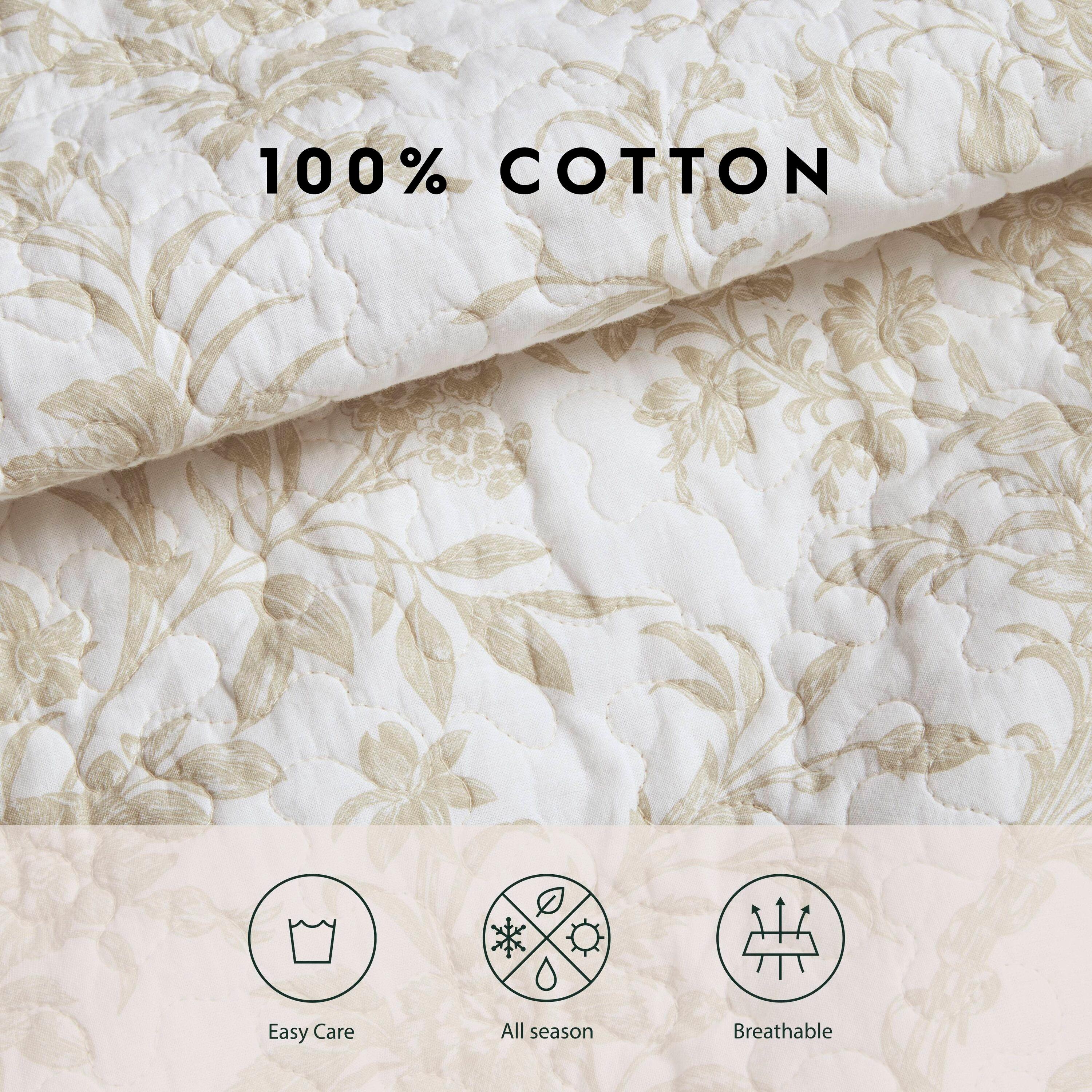 Laura Ashley Amberley Reversible Cotton Quilt Set