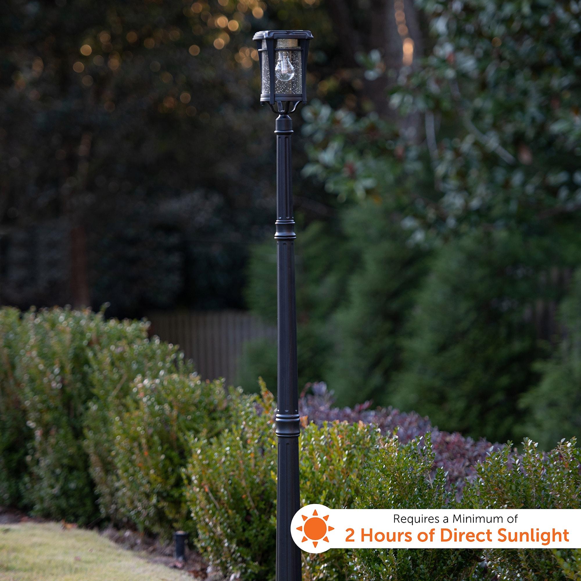 Aurora Bulb Post Lamp with EZ Anchor