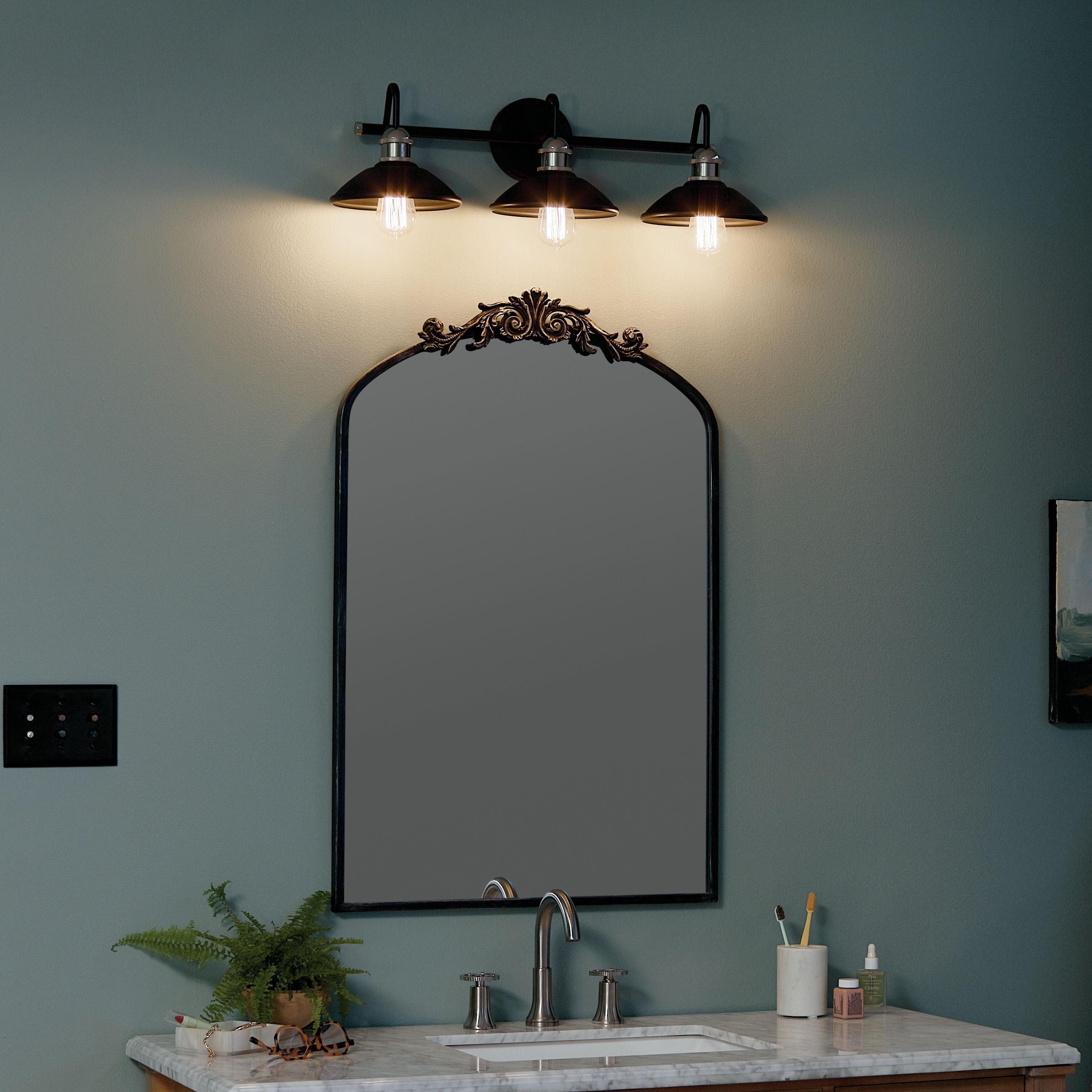 Kichler Lighting Clyde 3 - Light Vanity in  Black