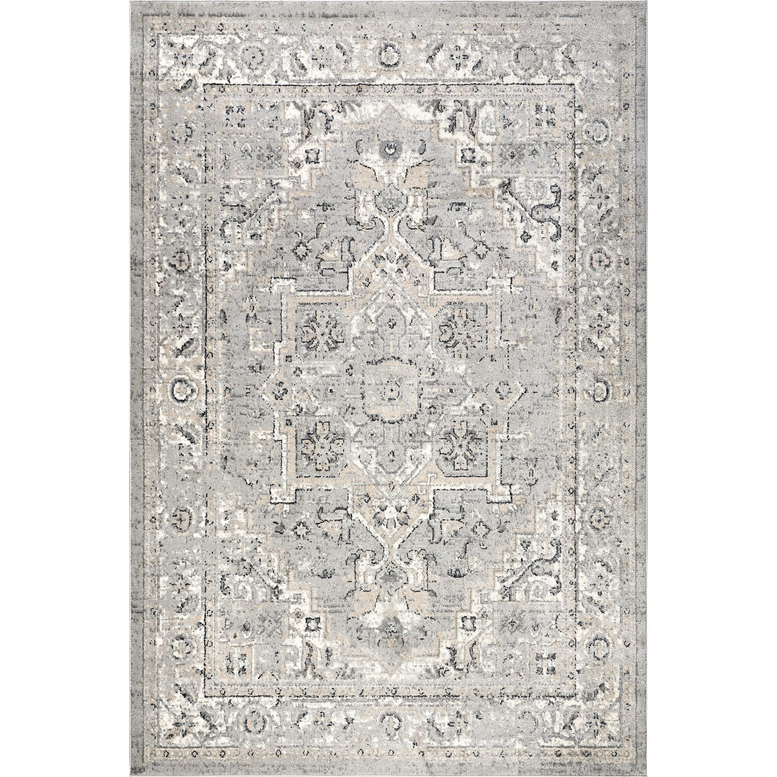 Nuloom Gena Distressed Transitional Medallion Indoor Area Rug