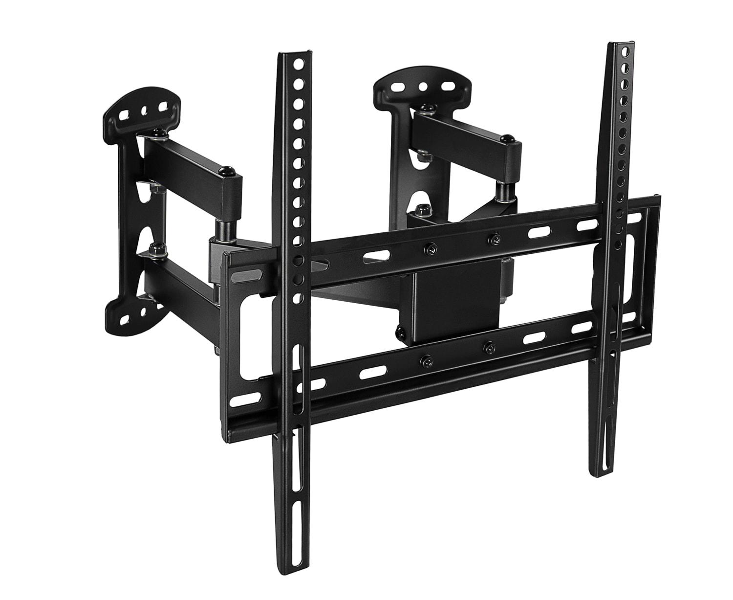 Mount-it Black Corner Mount for Holds up to 66 lbs