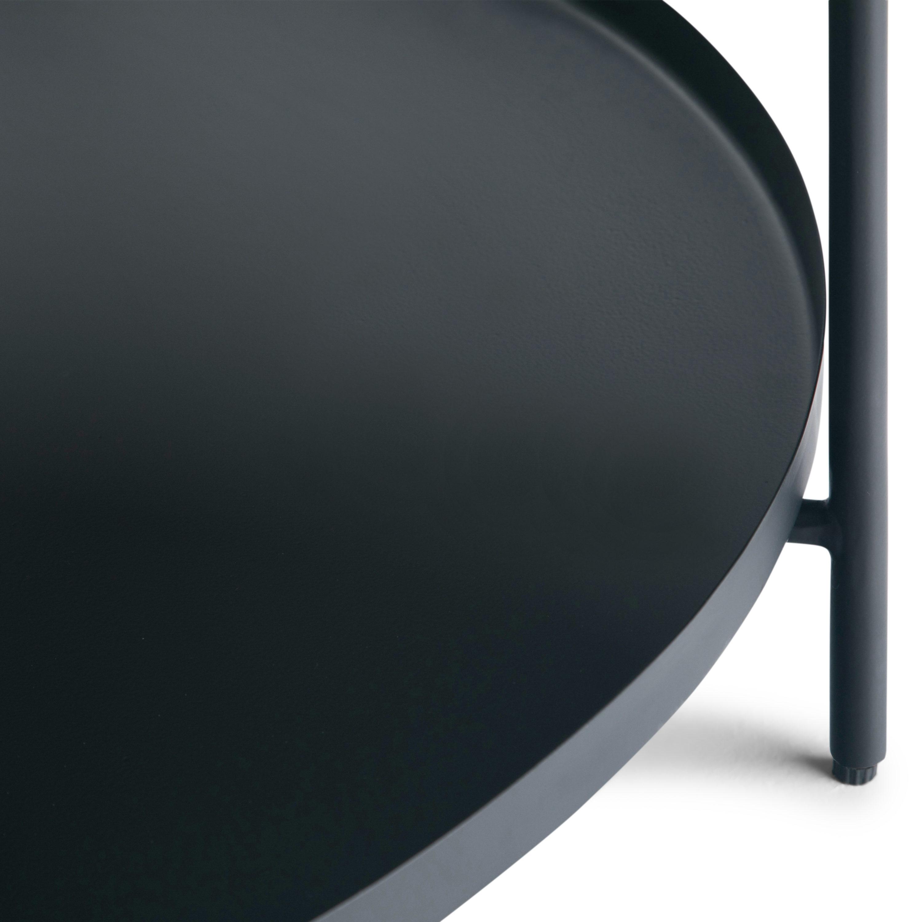 Simpli Home Monet Industrial 32 " Metal Metal Coffee Table in Black