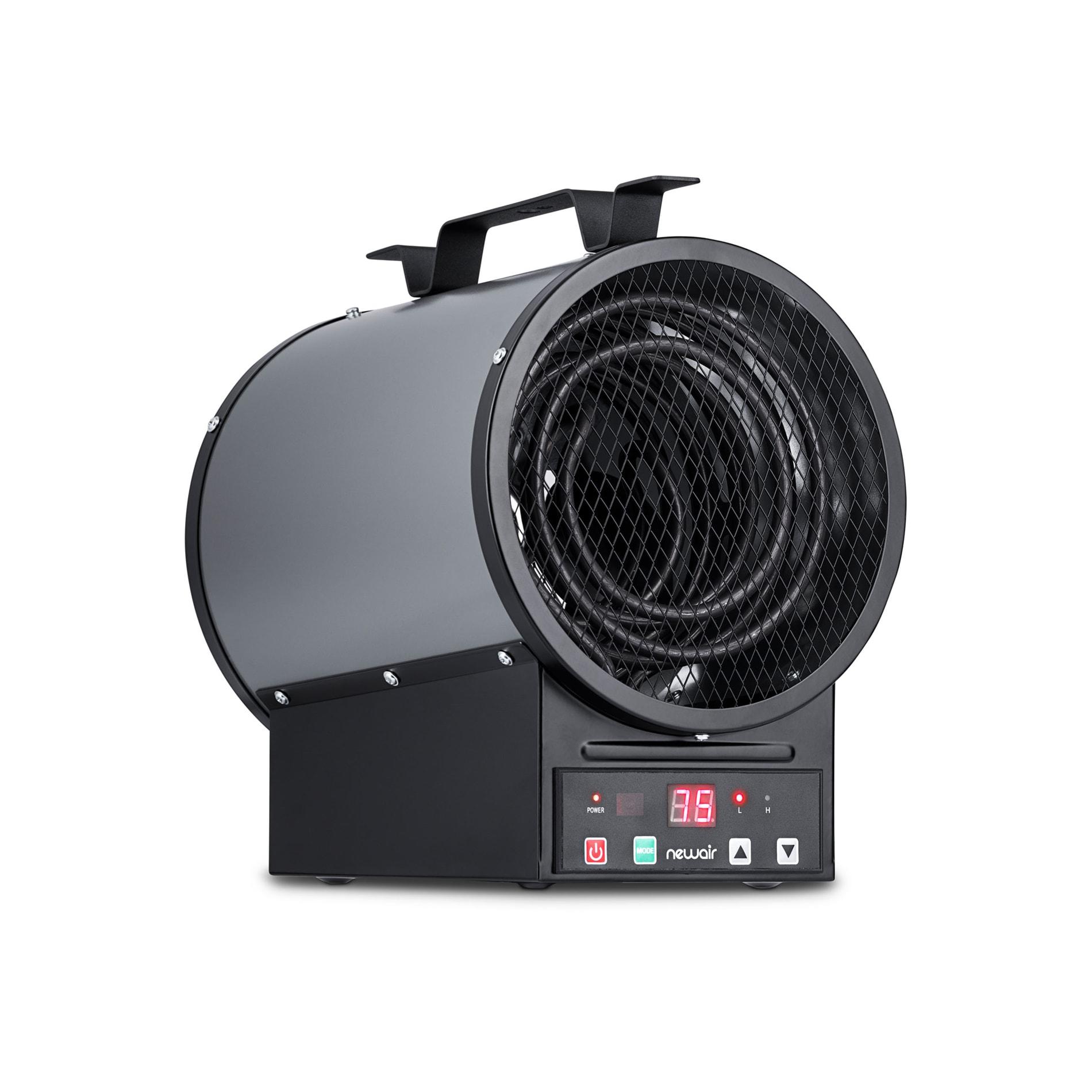 Newair Freestanding or Ceiling/Wall Mounted 240v Electric Garage Heater, 500 sq. ft. with Remote Control