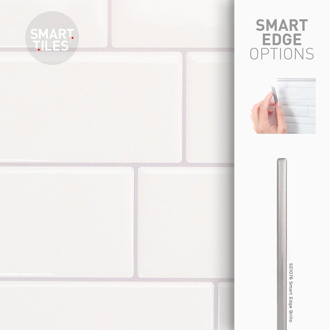 Peel and Stick Gel Backsplash Tile Metro 12'' x 8'' (Set of 4)