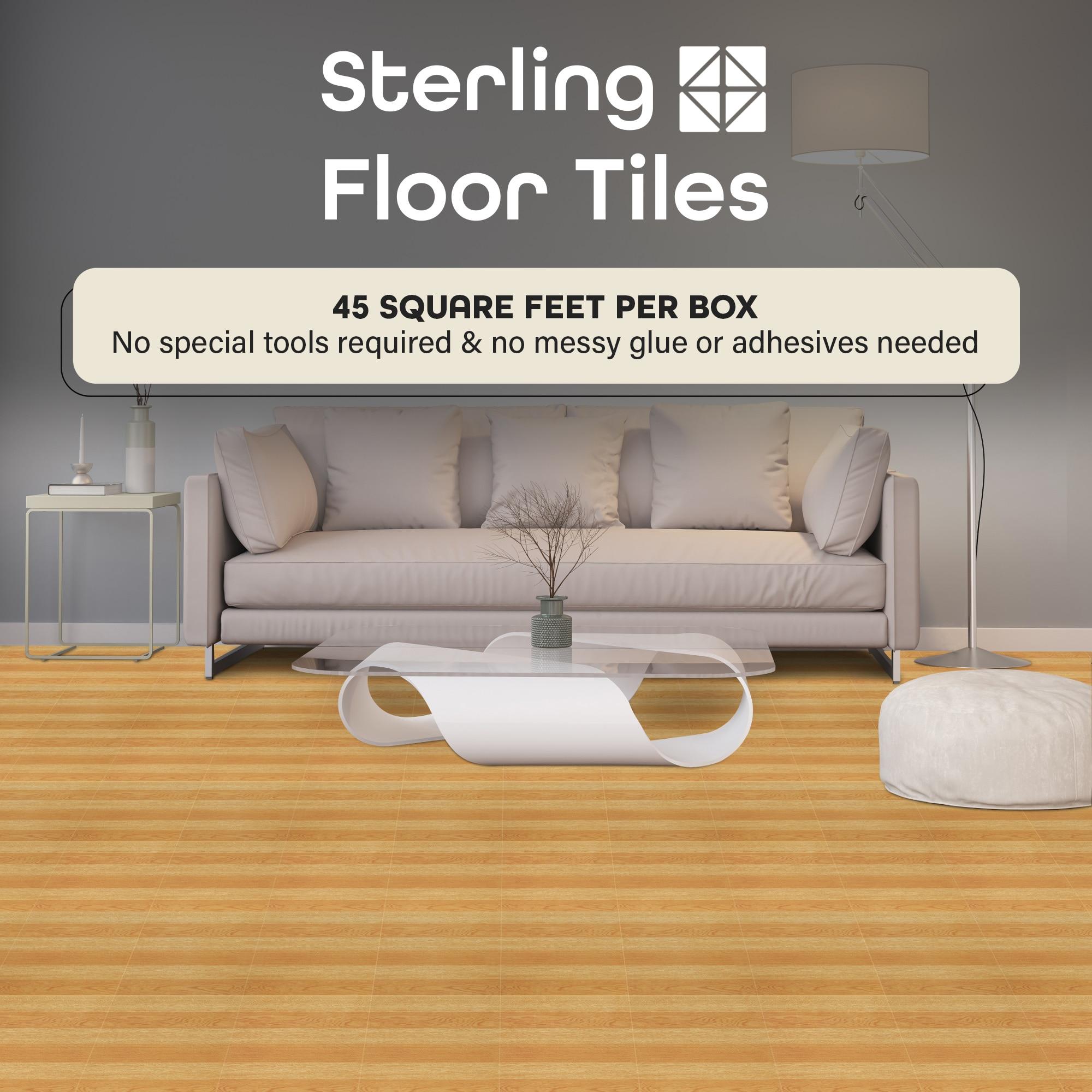 Achim Importing Co 12" x 12" x 1.2mm Oak Vinyl Tile