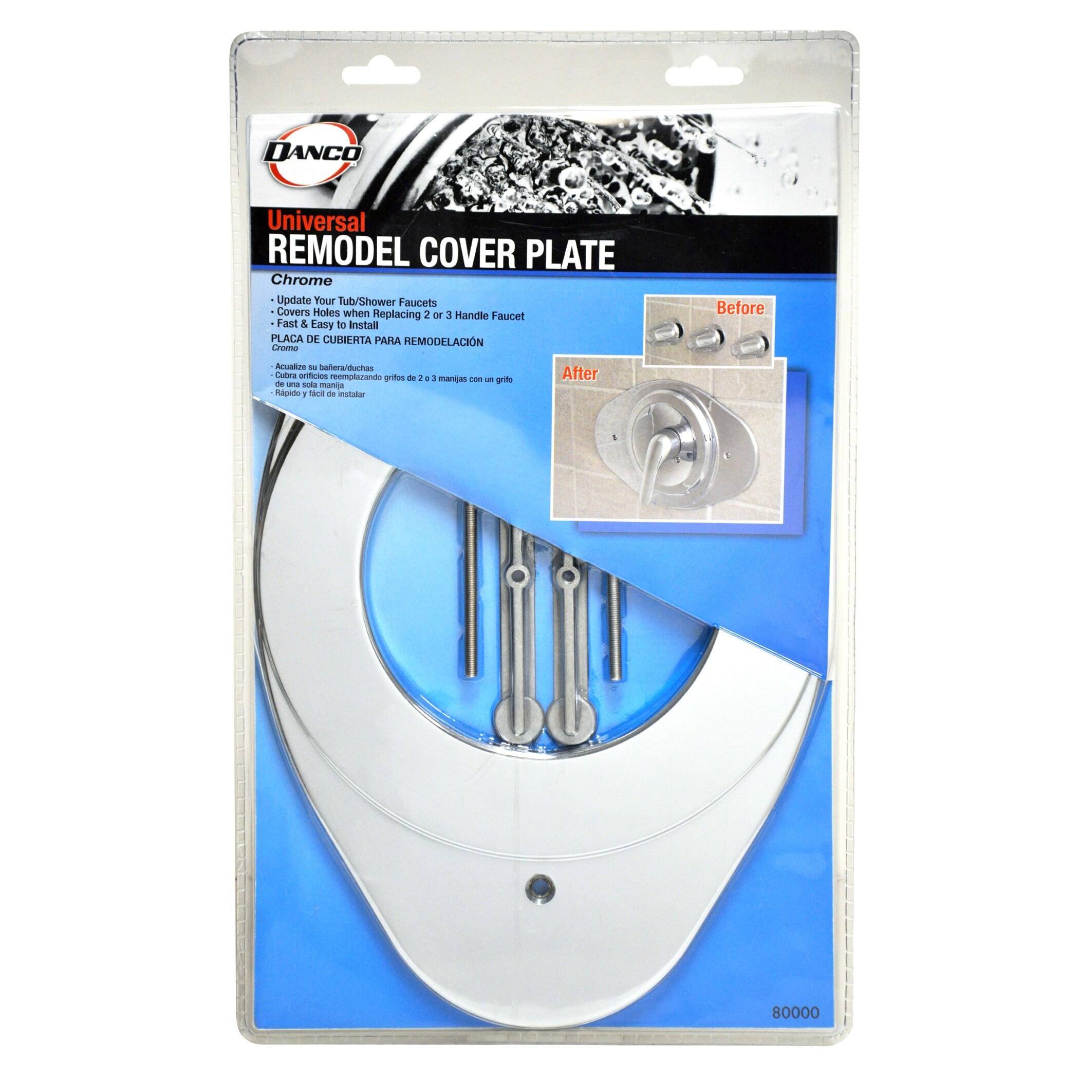 Danco 80000 Single-Lever Remodeling Cover Plastic/Stainless Steel/Zinc