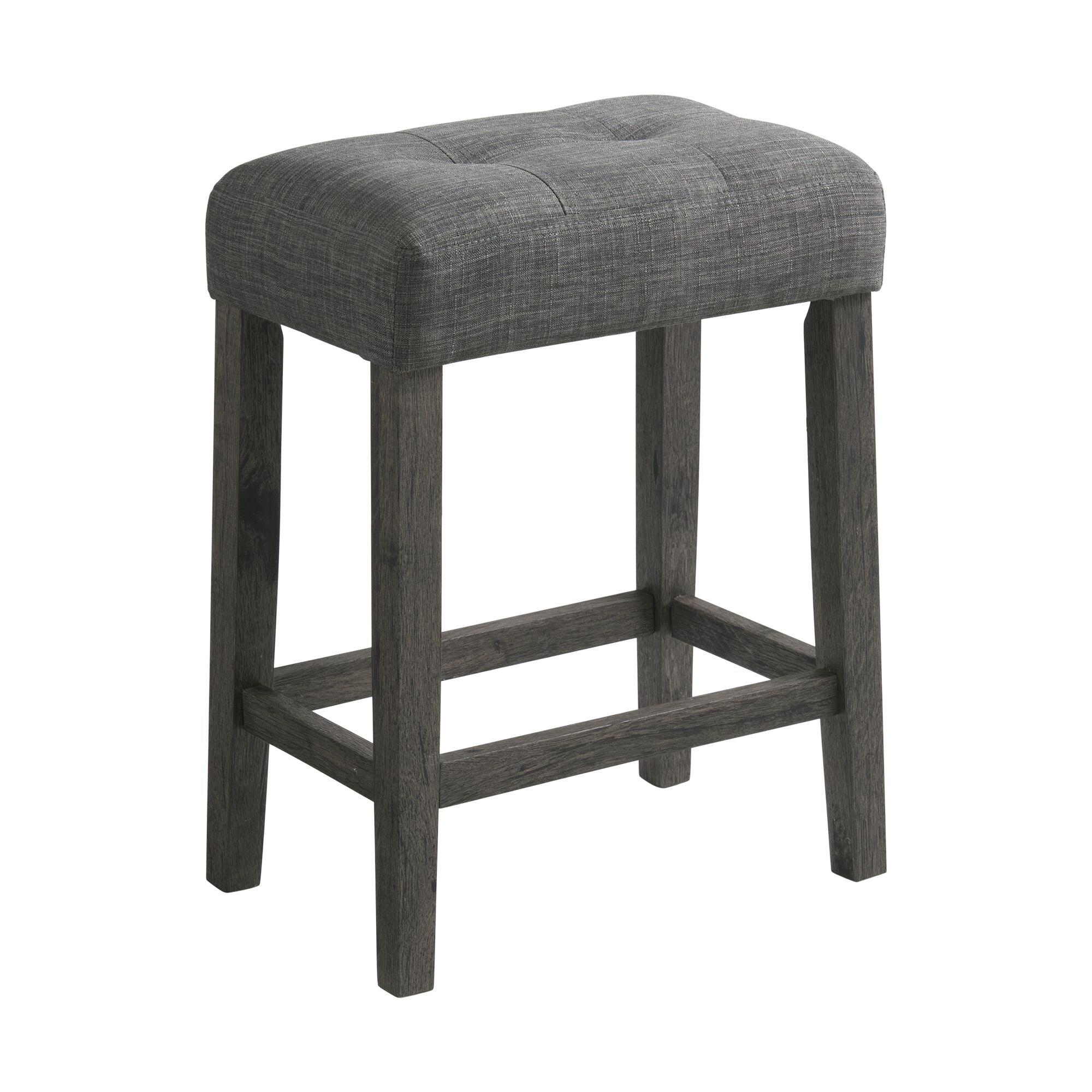 Picket House Furnishing Transitional Wood Multipurpose Bar Table Set in Charcoal