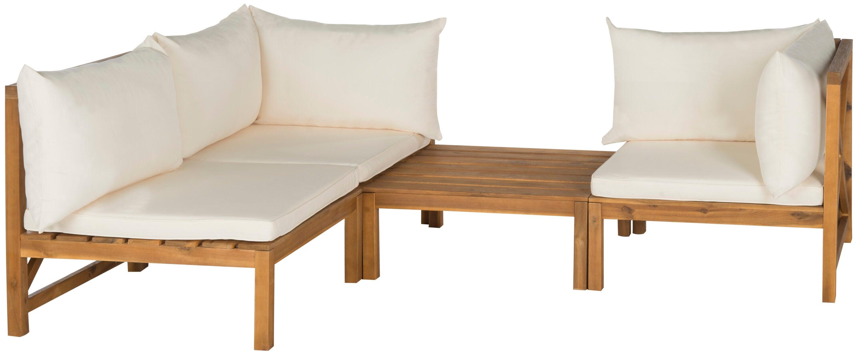 Lynwood Sectional - Indoor/Outdoor - PAT6713 - Natural/Beige - Safavieh