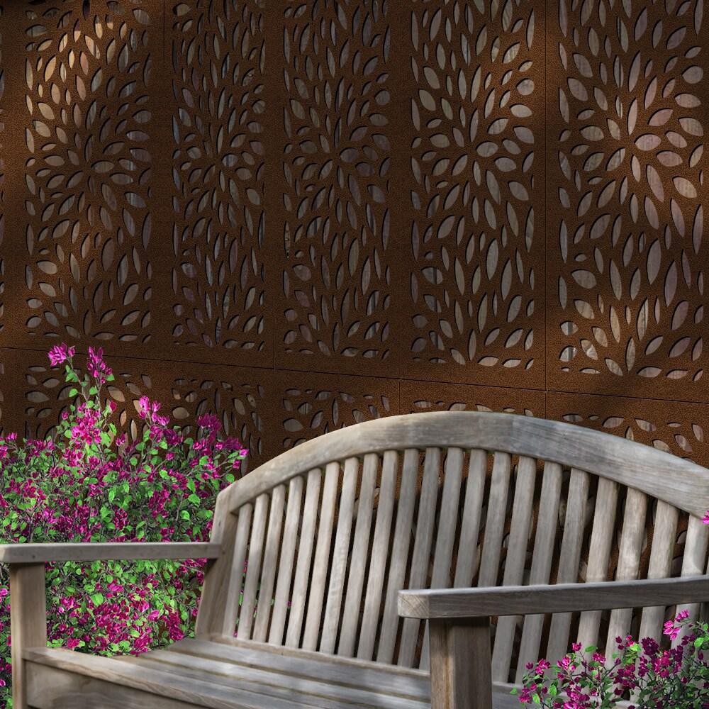 Floral Decorative Privacy Panel