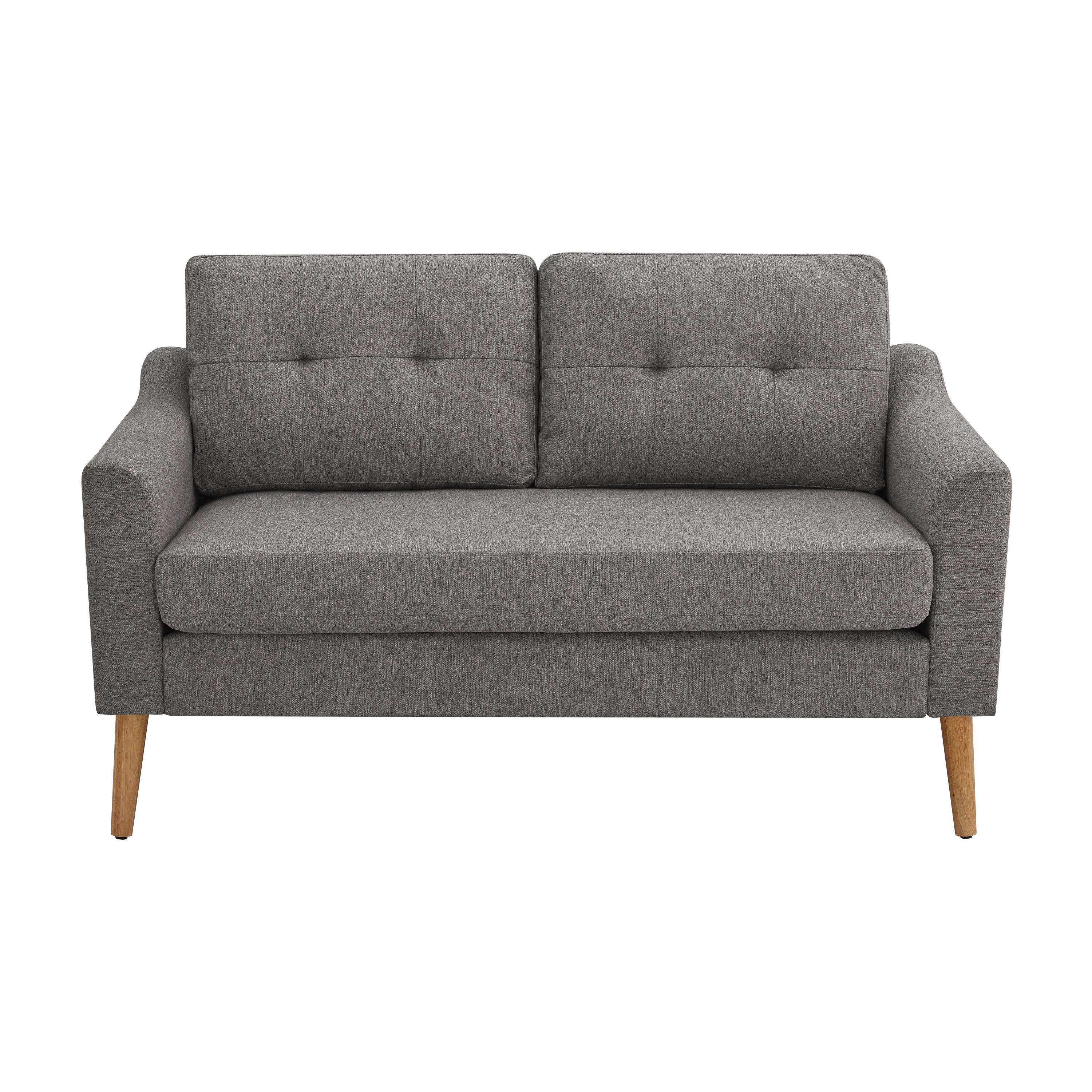 Serta Bellamy 2 in 1 Convertible Loveseat Chaise and Ottoman
