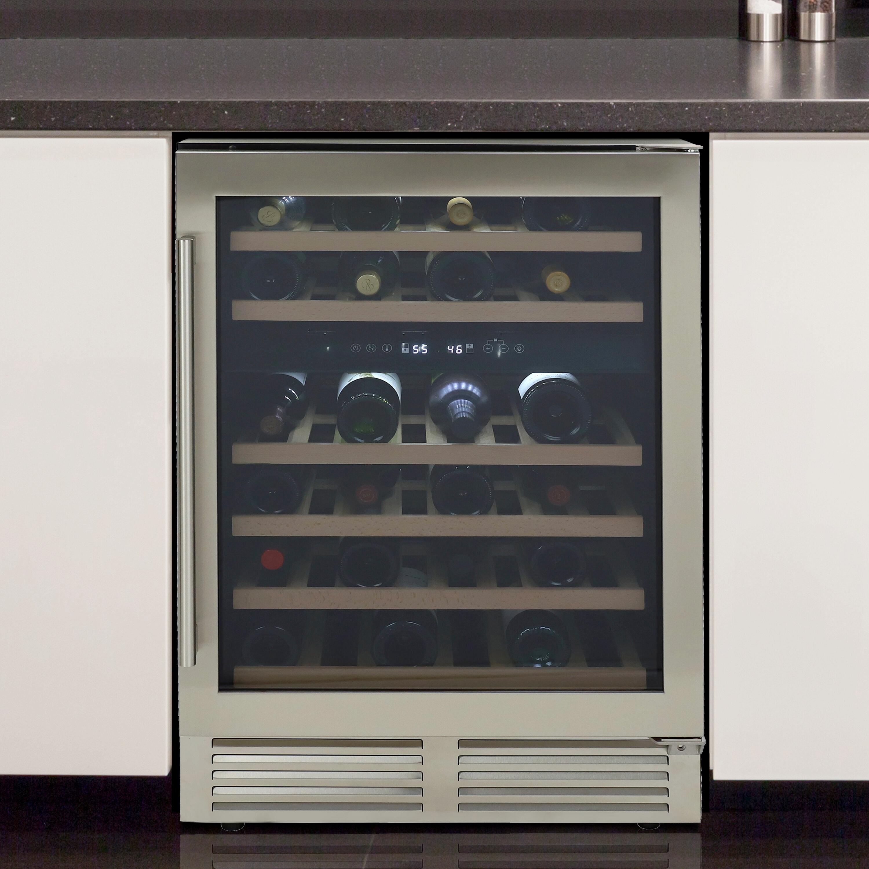 Avanti DESIGNER Series Dual-Zone Wine Cooler, 46 Bottle Capacity