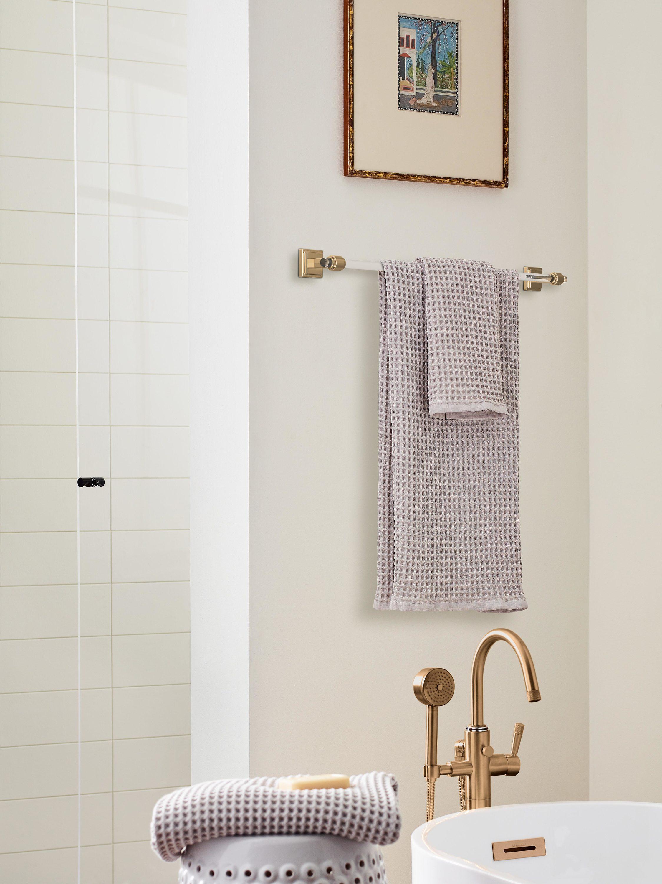 Glacio 26.25" Wall Mounted Towel Bar
