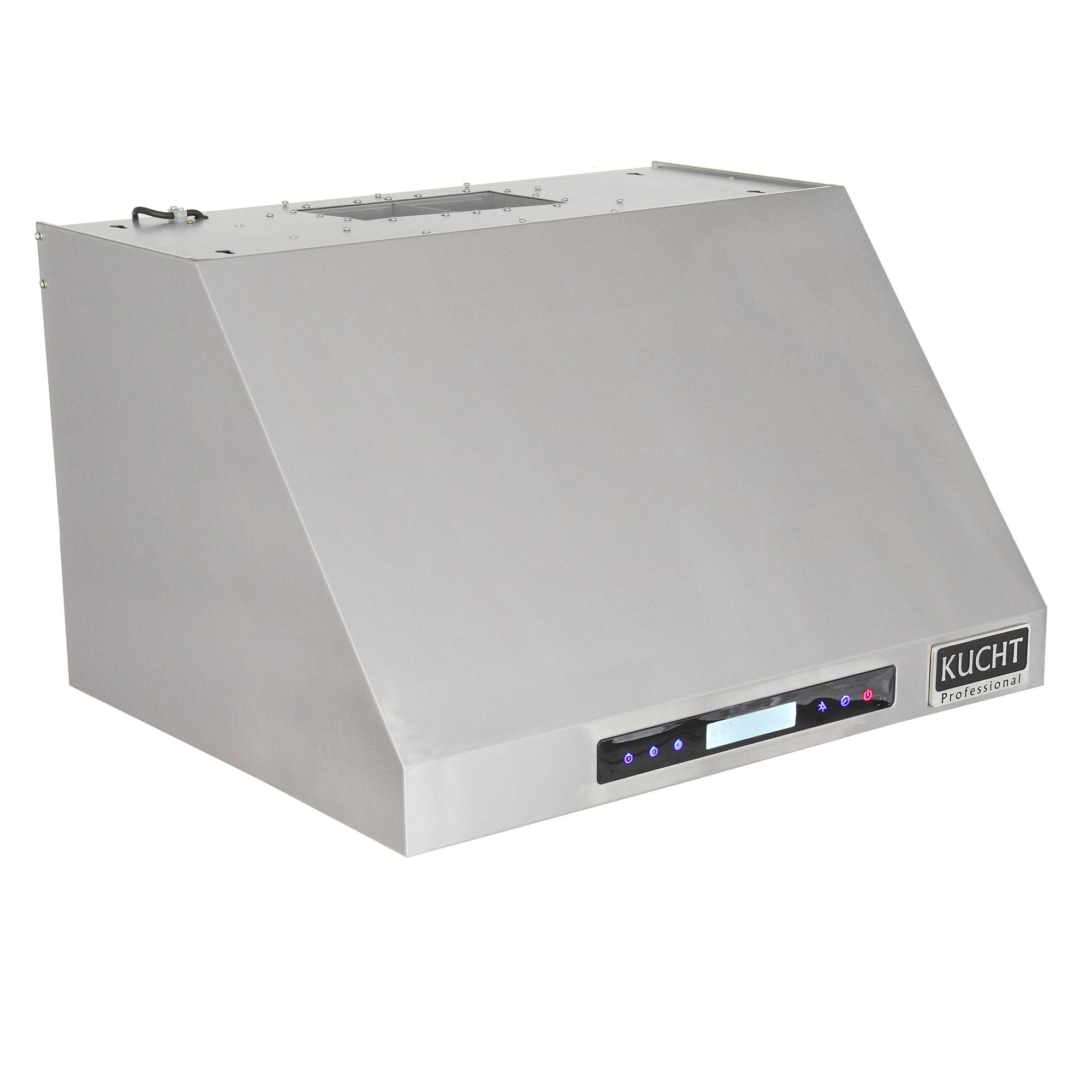 Kucht 36" Stainless Steel 900 CFM Ducted (Vented) Under Cabinet Range Hood with Baffle Filter