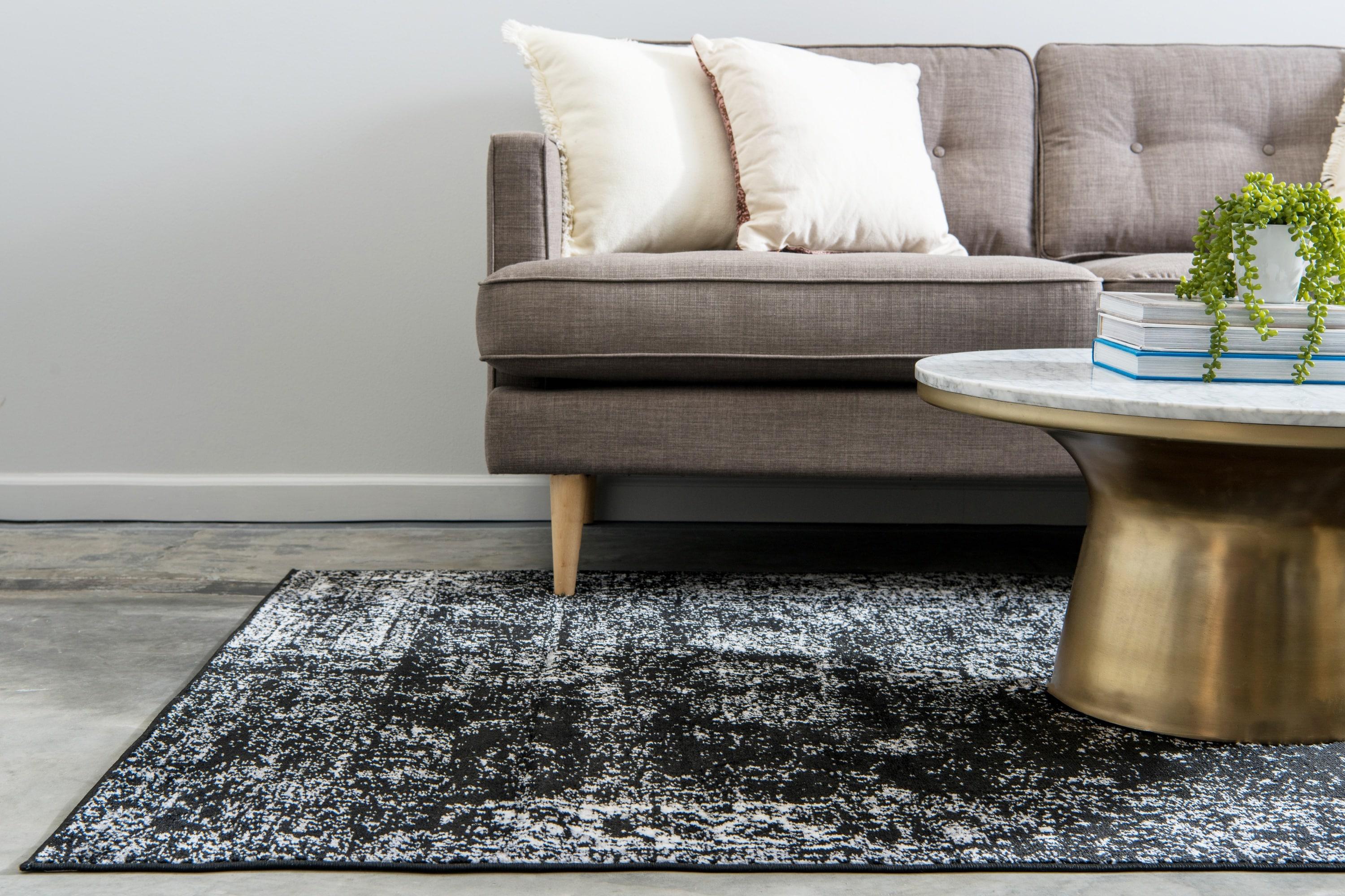 Unique Loom 9' 0 x 12' 0 Sofia Casino Black Area Rug