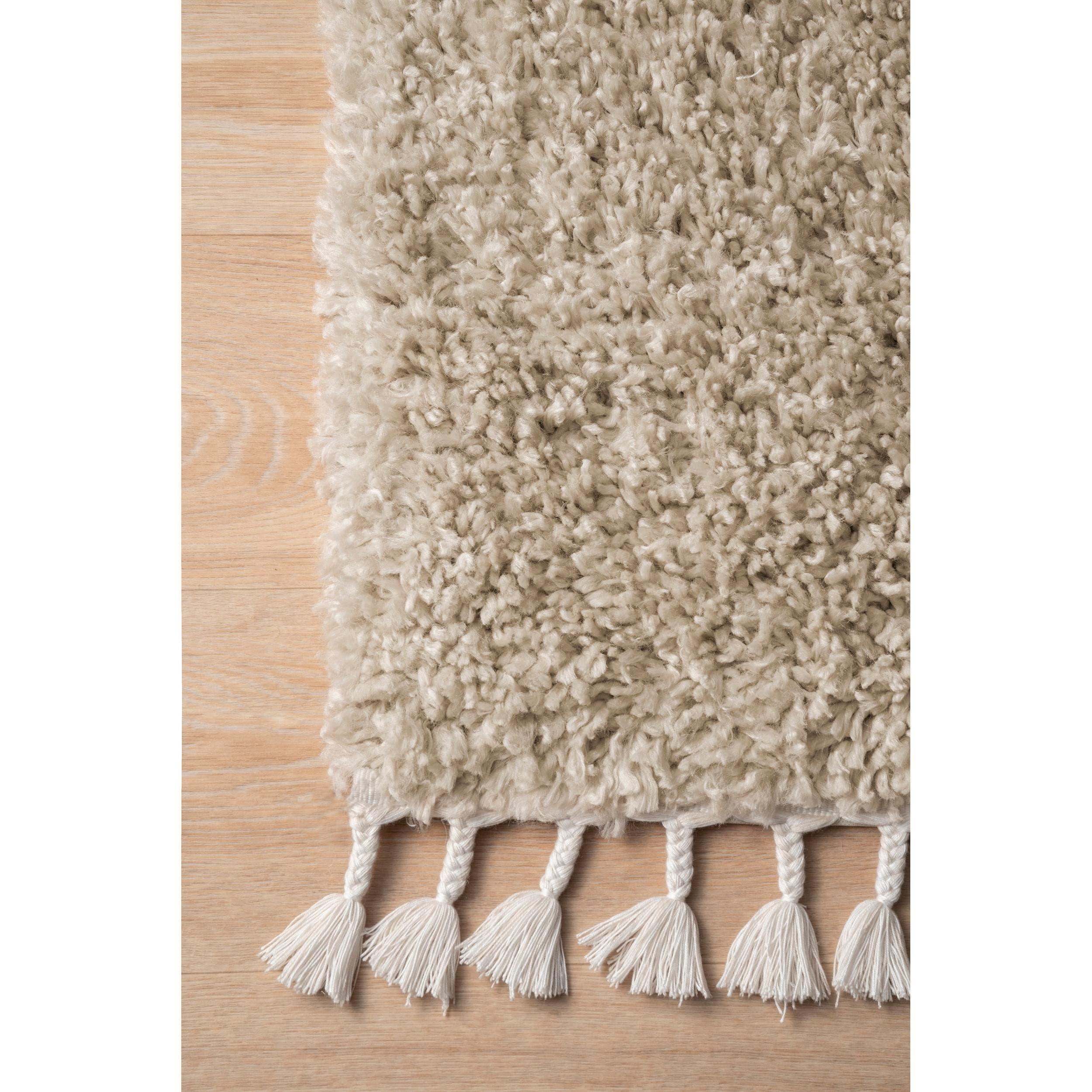 Nuloom Neva Solid 2x3 Accent Shag Indoor Area Rug for Living Room Bedroom Dining Room Nursery Entryway, Beige/Ivory