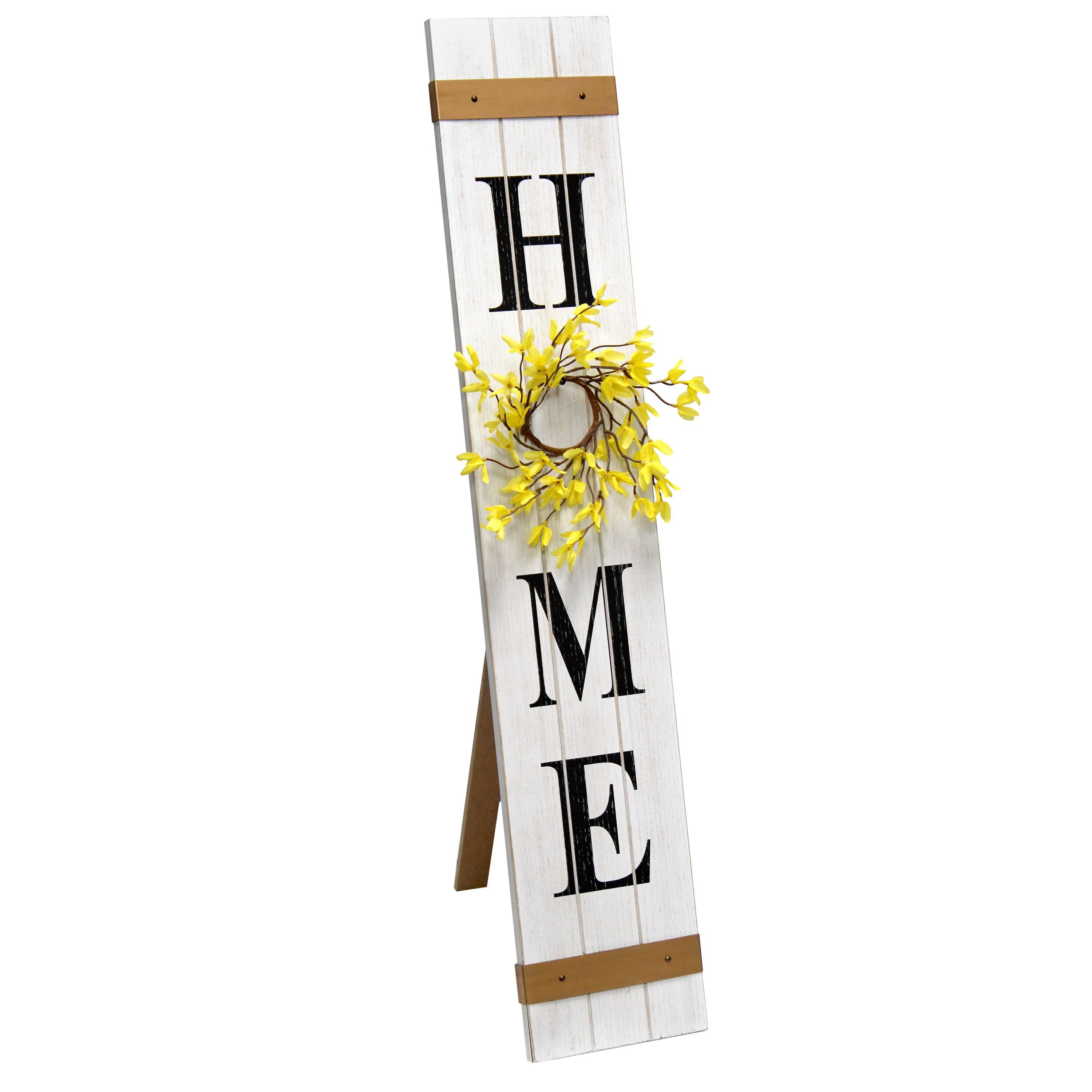 Sumrall UV Resistant Wood Text & Numbers Wall Decor