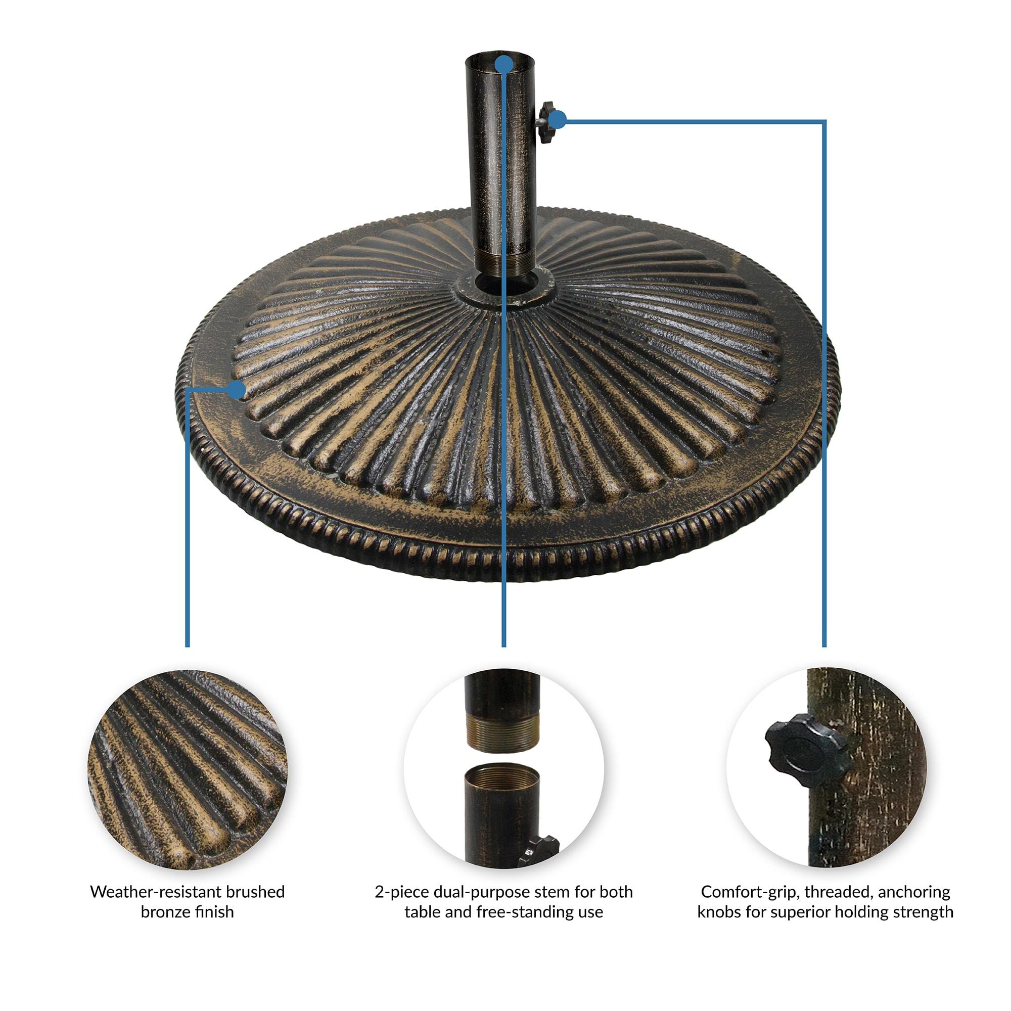 50 Lb. Cast Iron Umbrella Base