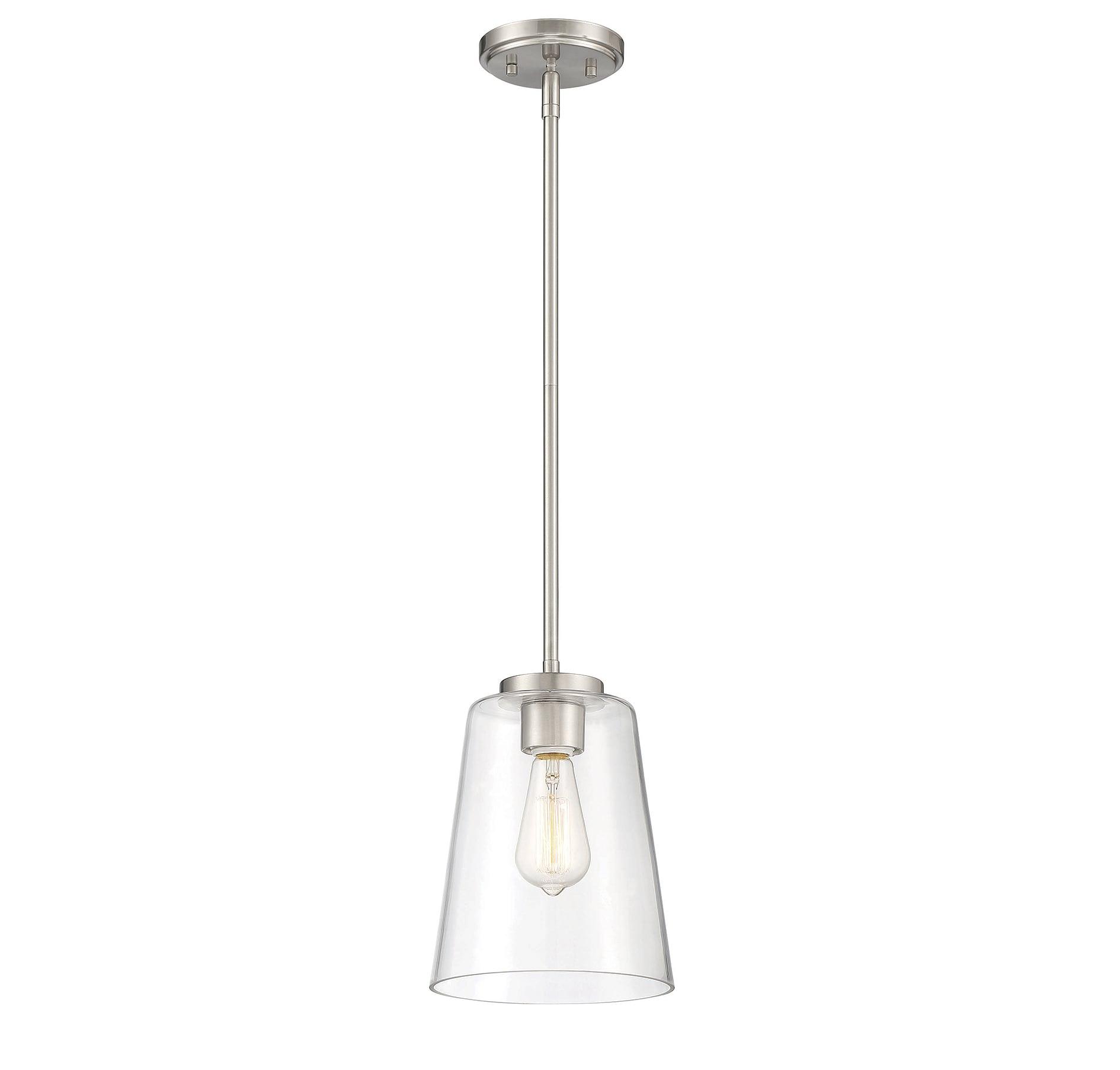 Savoy House Calhoun 1 - Light Pendant in  Satin Nickel