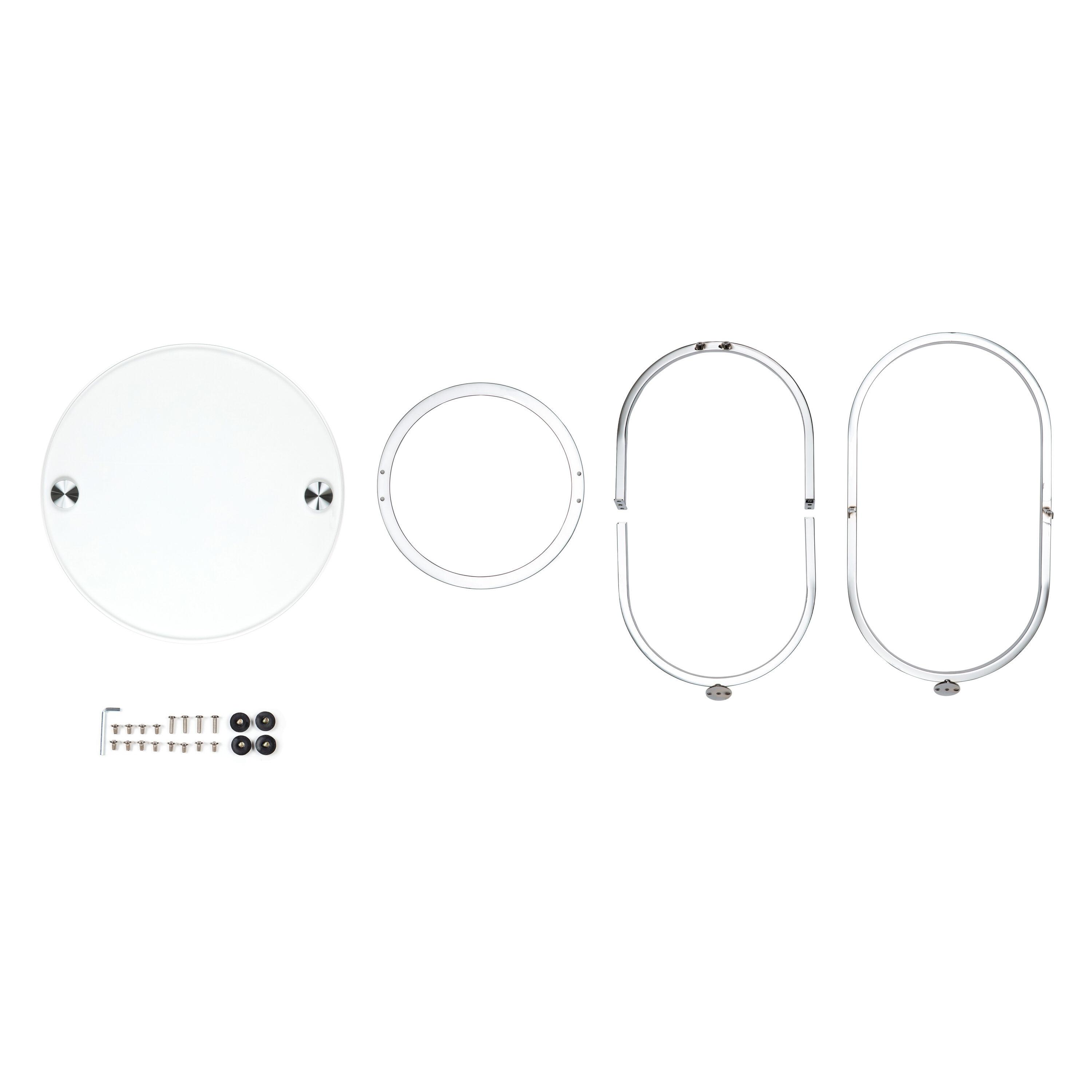 Etta Avenue™ Dimitri Glass Top End Table
