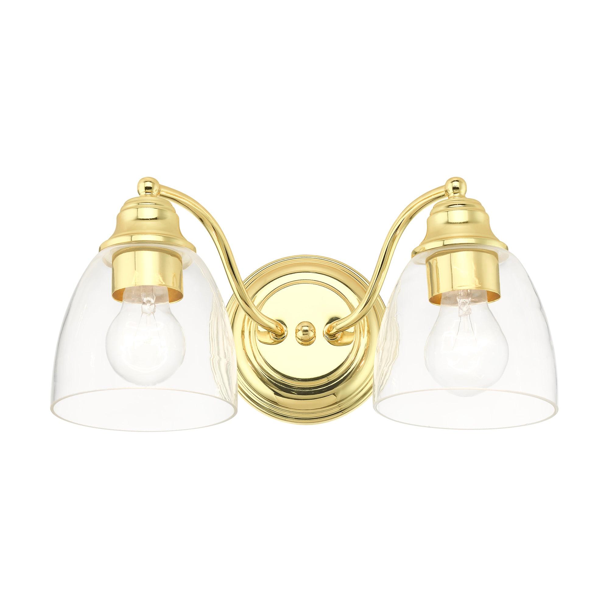 Livex Lighting Montgomery 2 - Light Vanity in  Polished Brass
