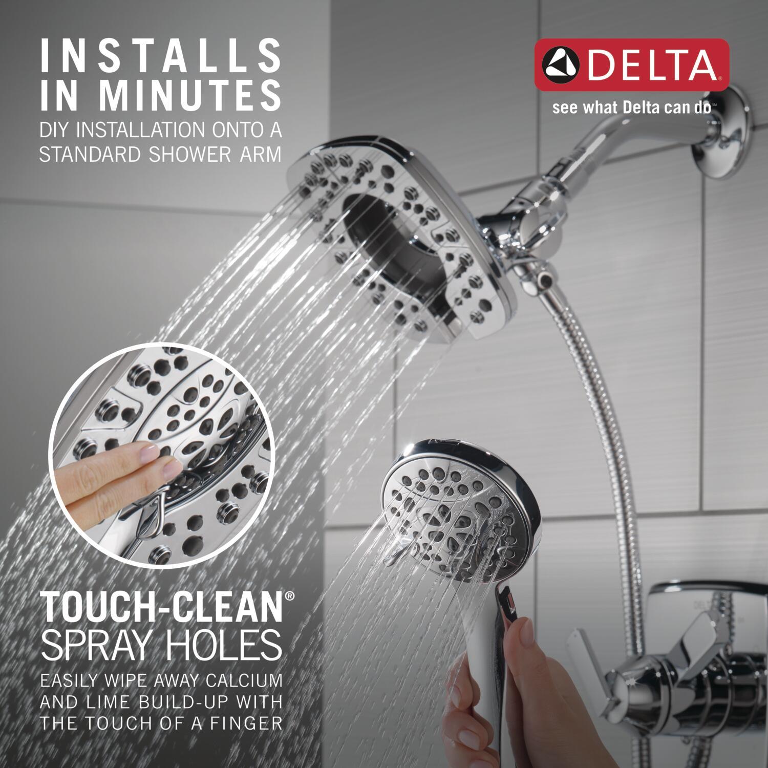 Delta Universal Showering Components: In2ition HSSH 1.75 GPM 4-Setting