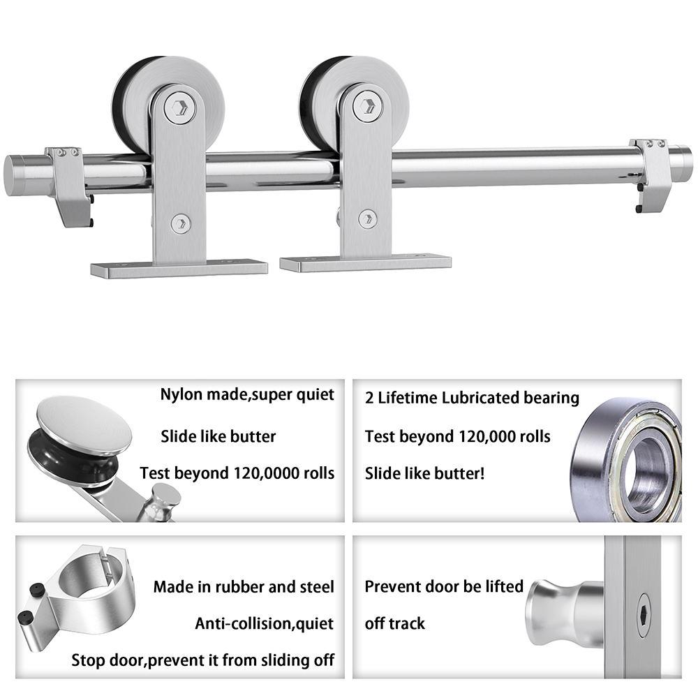 ATT Shield Sliding Standard Single Barn Door Hardware Kit | Wayfair