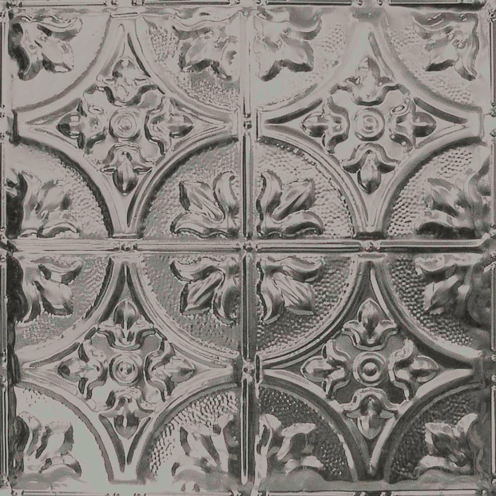 American Tin Ceilings American Tin Ceilings Pattern #2 24 x 24 inch Metal Tin Nail-Up Ceiling Tiles (Set of 5) (Covers 20 sq. ft) (Set of 5)