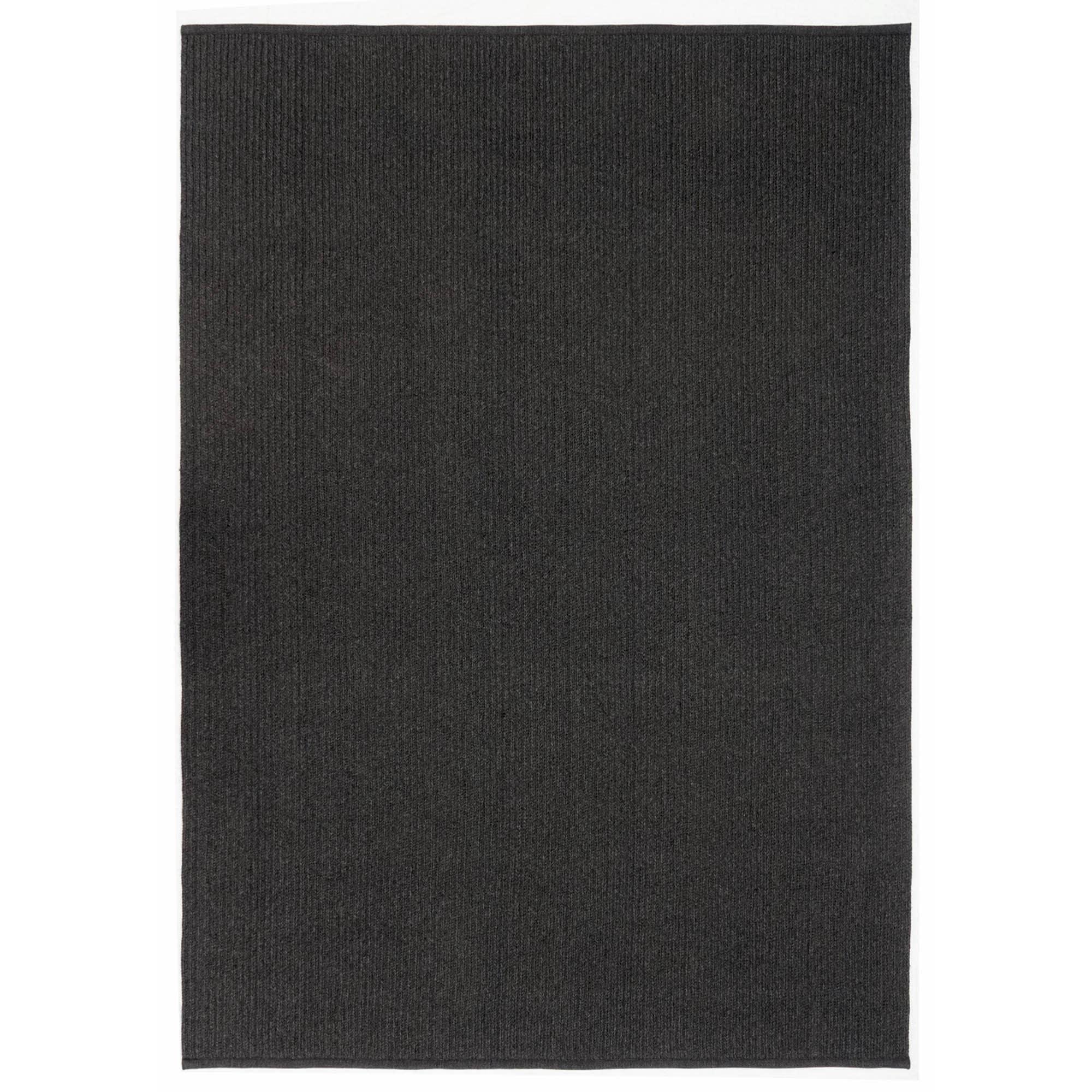 Liora Manne Calais Solid Indoor/Outdoor Rug Charcoal 5' x 7'6"