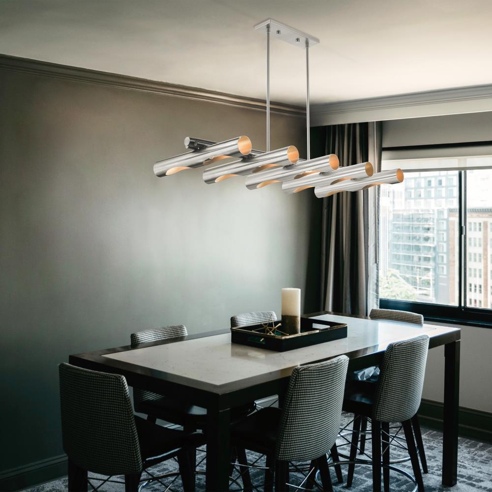 Livex Lighting Novato 10 - Light Chandelier in  Brushed Nickel